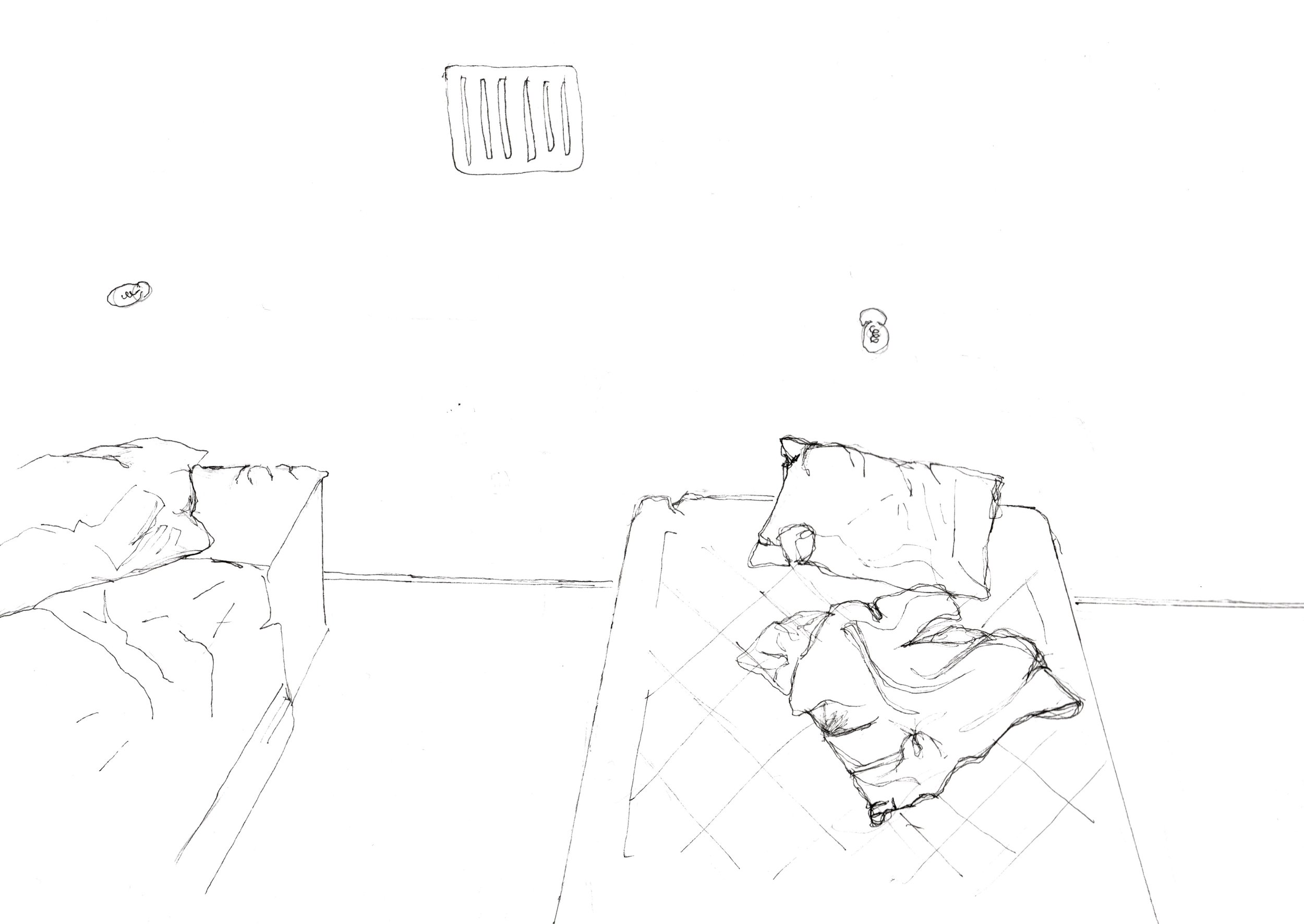 fine-liner on paper, 14.8 x 21cm.