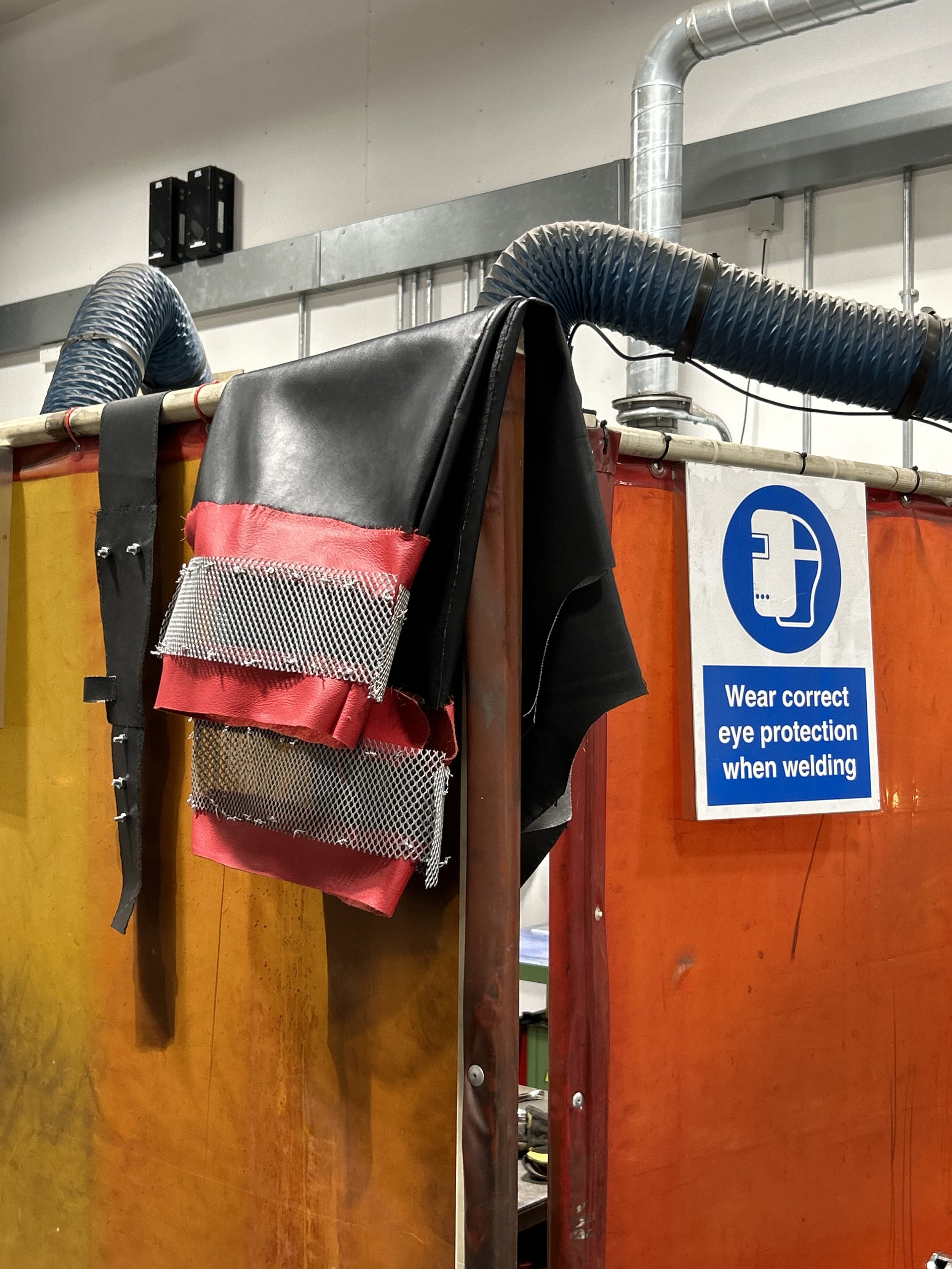 deconstructed hi-vis ass-less chaps.