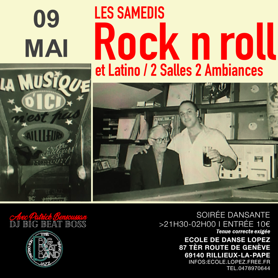 Soirée dansante, samedi 9 mai