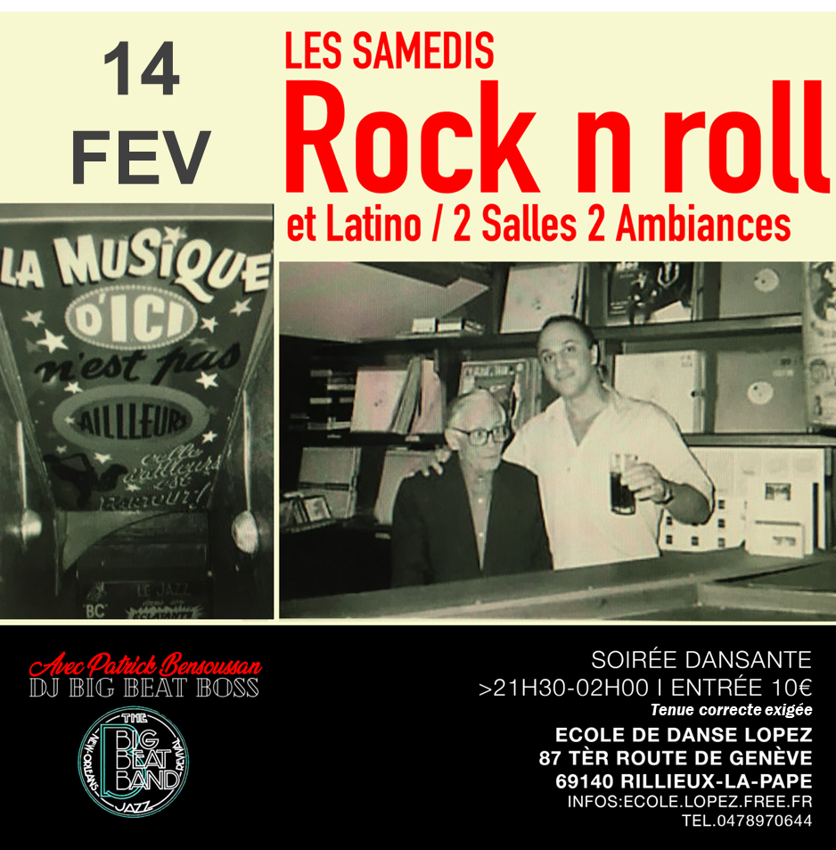 Soirée dansante, samedi 14 février.