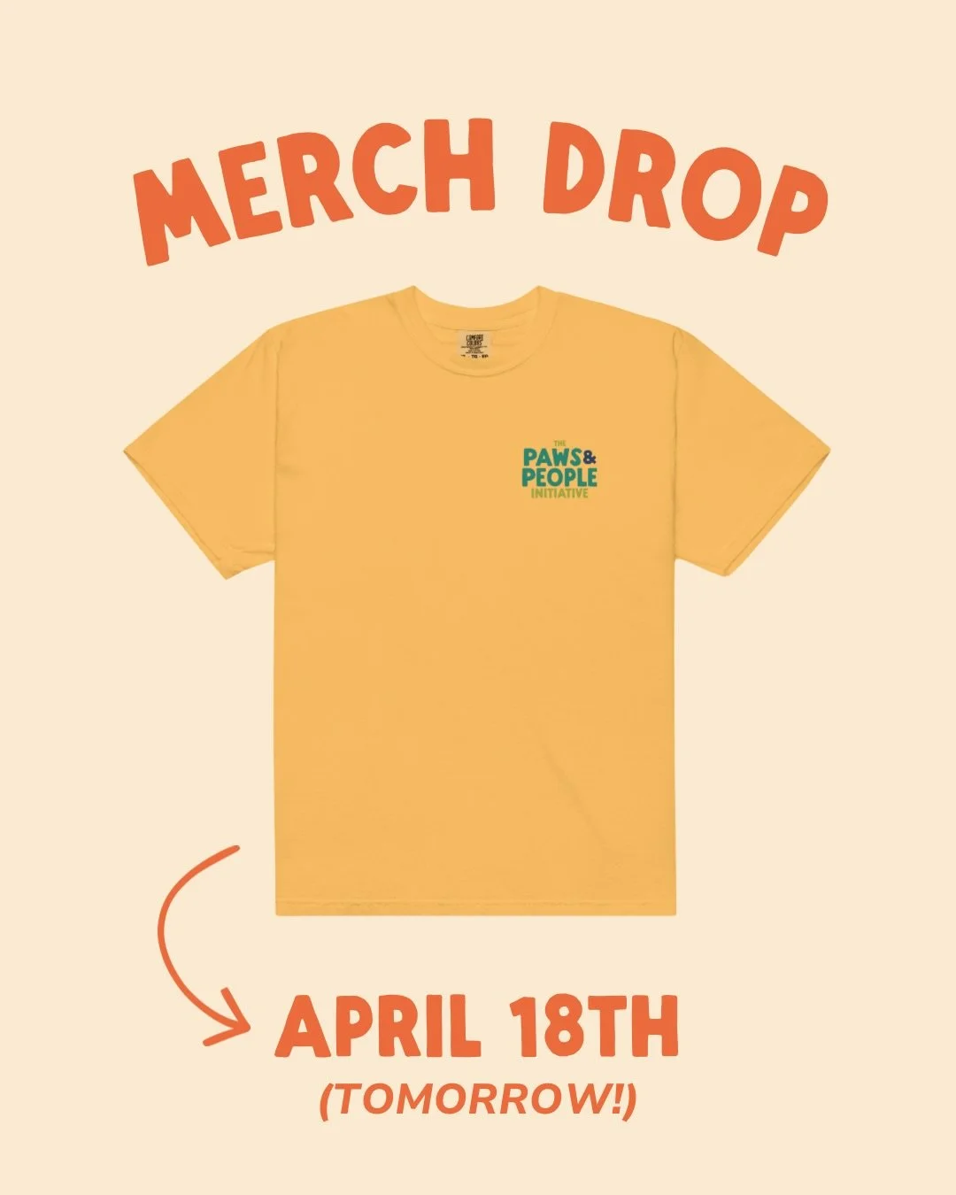 Here&rsquo;s a little sneak peak 👀 Our merch goes lives TOMORROW morning at 10am EST 🥳

100% of the proceeds support our programs 🐾
