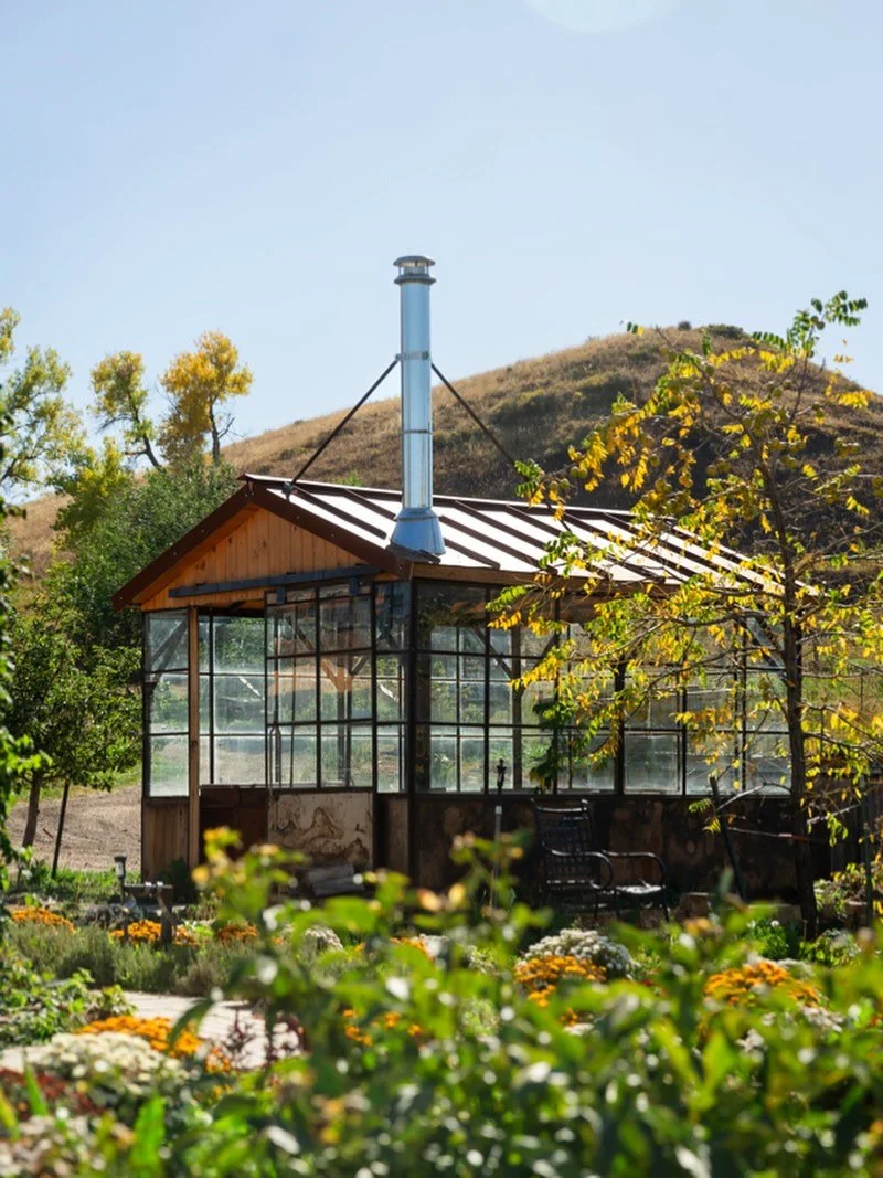 For the month of March, I&rsquo;ll be sharing a few of my favorite corners at Black Cat Farm. @blackcatboulder 

Today&rsquo;s Friday favorite farm corner ~ the glass cabanas. 

There are seven of these cozy enclosed spaces, each with their own wood-