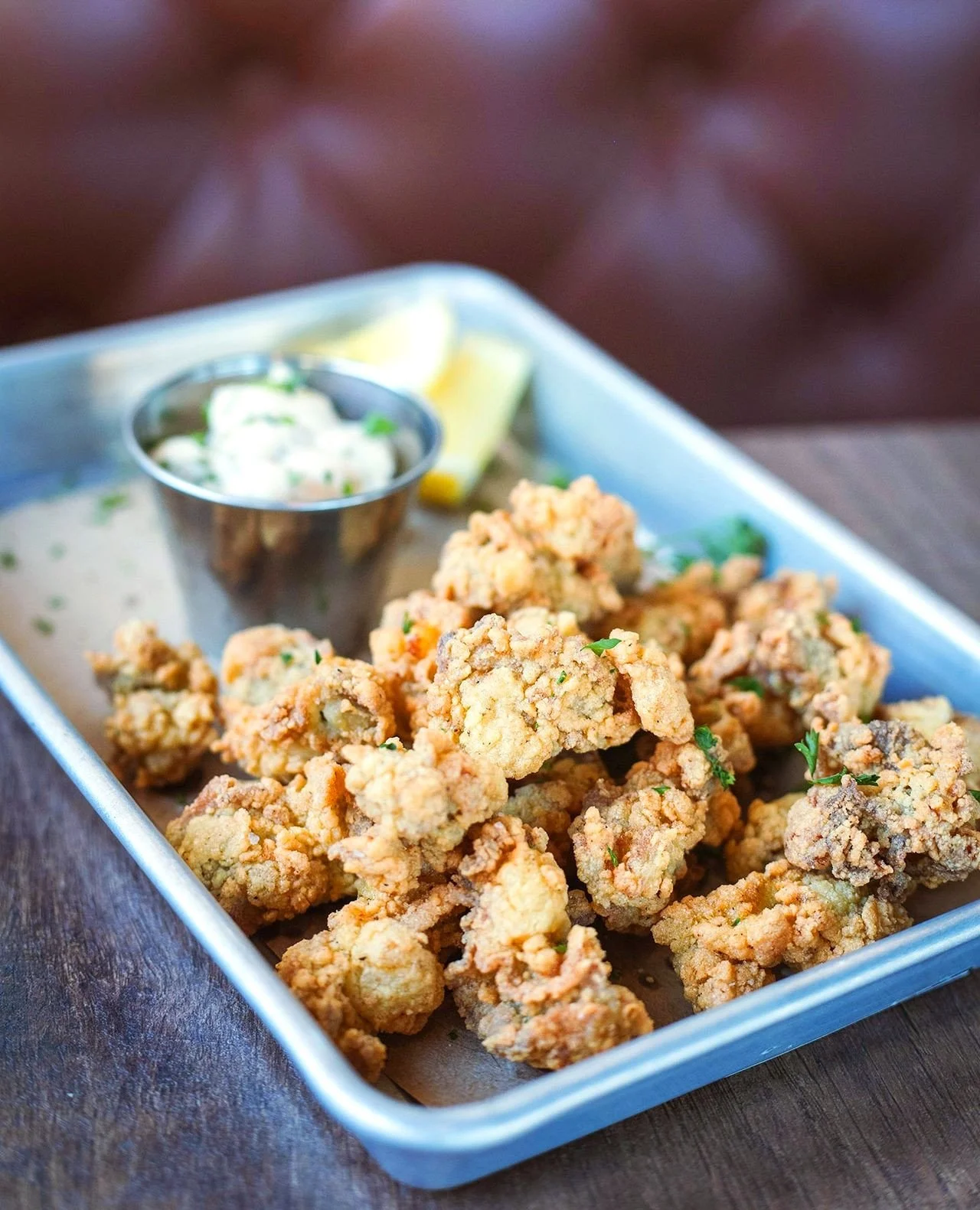 Golden, crispy, and gone way too fast.⁠
⁠
Our Fried Oysters are served hot with malt vinegar aioli and a squeeze of lemon&mdash;simple, classic, and exactly what you want right now.⁠
Pair it with a cold one, grab a seat, and let the weekend do its th