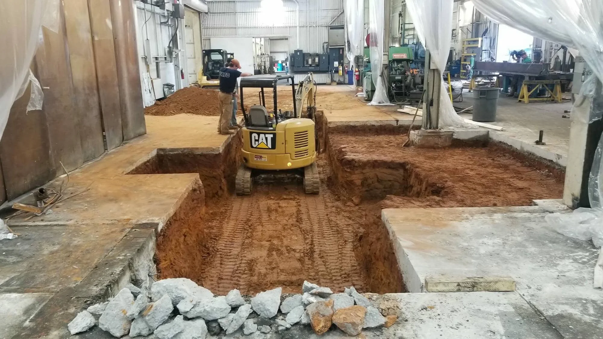 New CNC machine foundation Mableton, GA