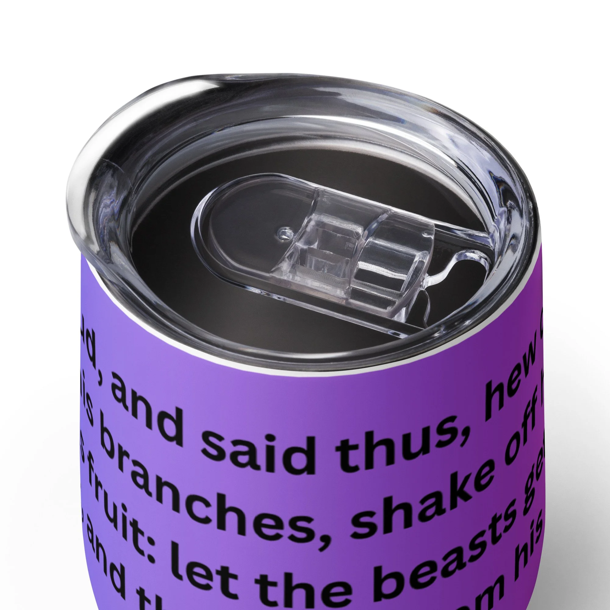 Daniel 4:13 Bible verse 12oz wine tumbler A watcher and a holy one Christian inspirational insulated cup