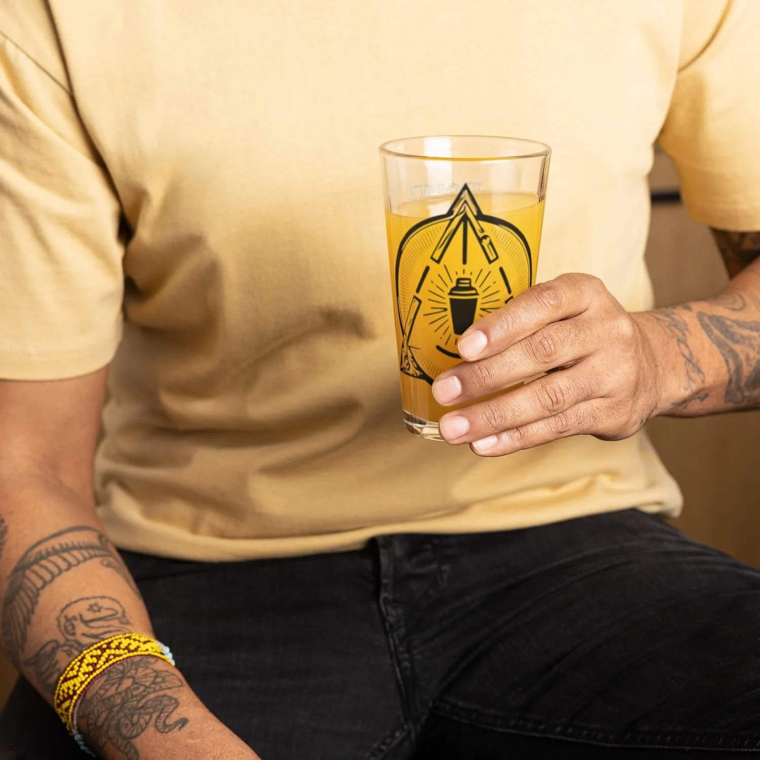 Shaker Pint Glass Perfect for Beer Lovers &amp; Craft Beverages