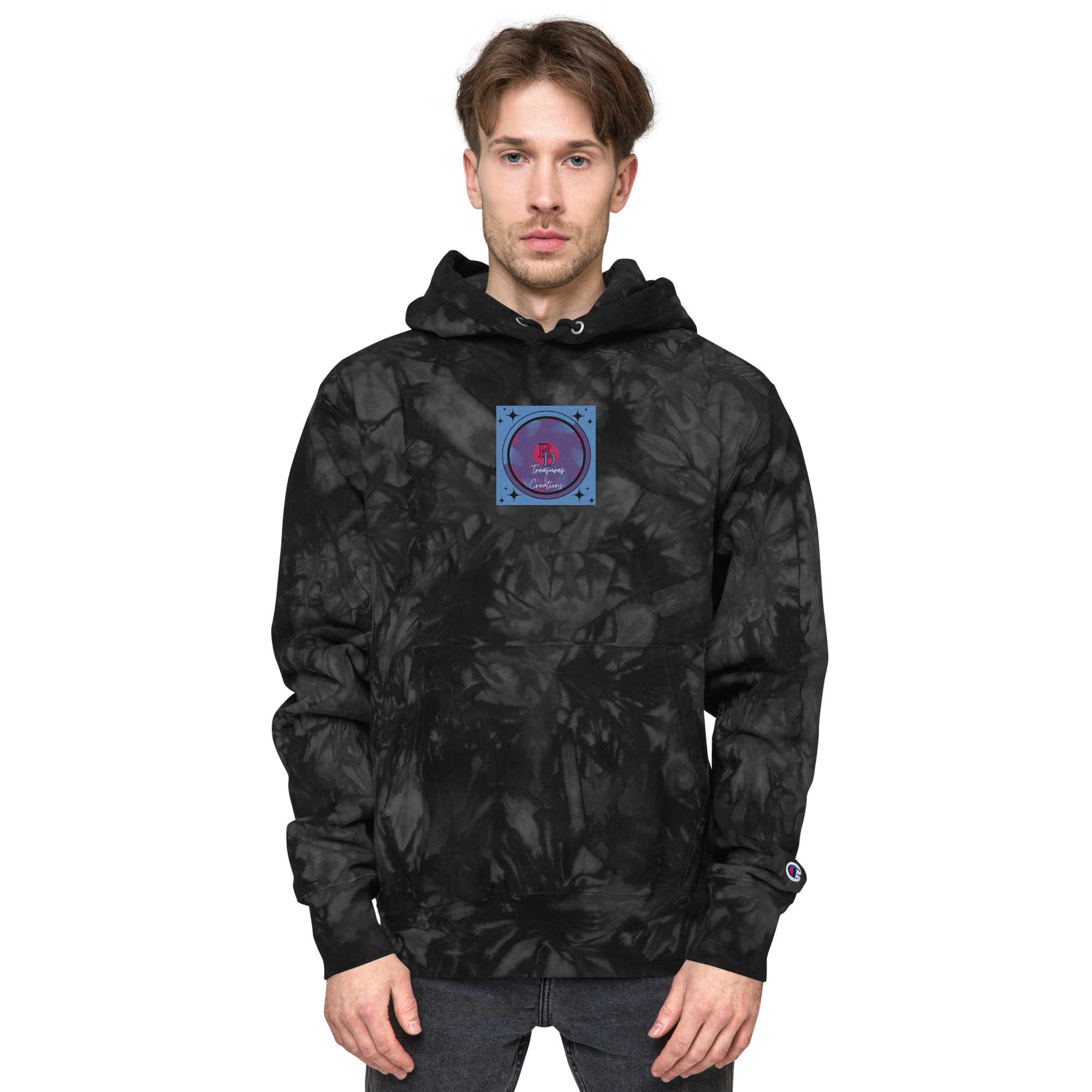 unisex-champion-tie-dye-hoodie-black-front-6941d6a4cf7c2.png