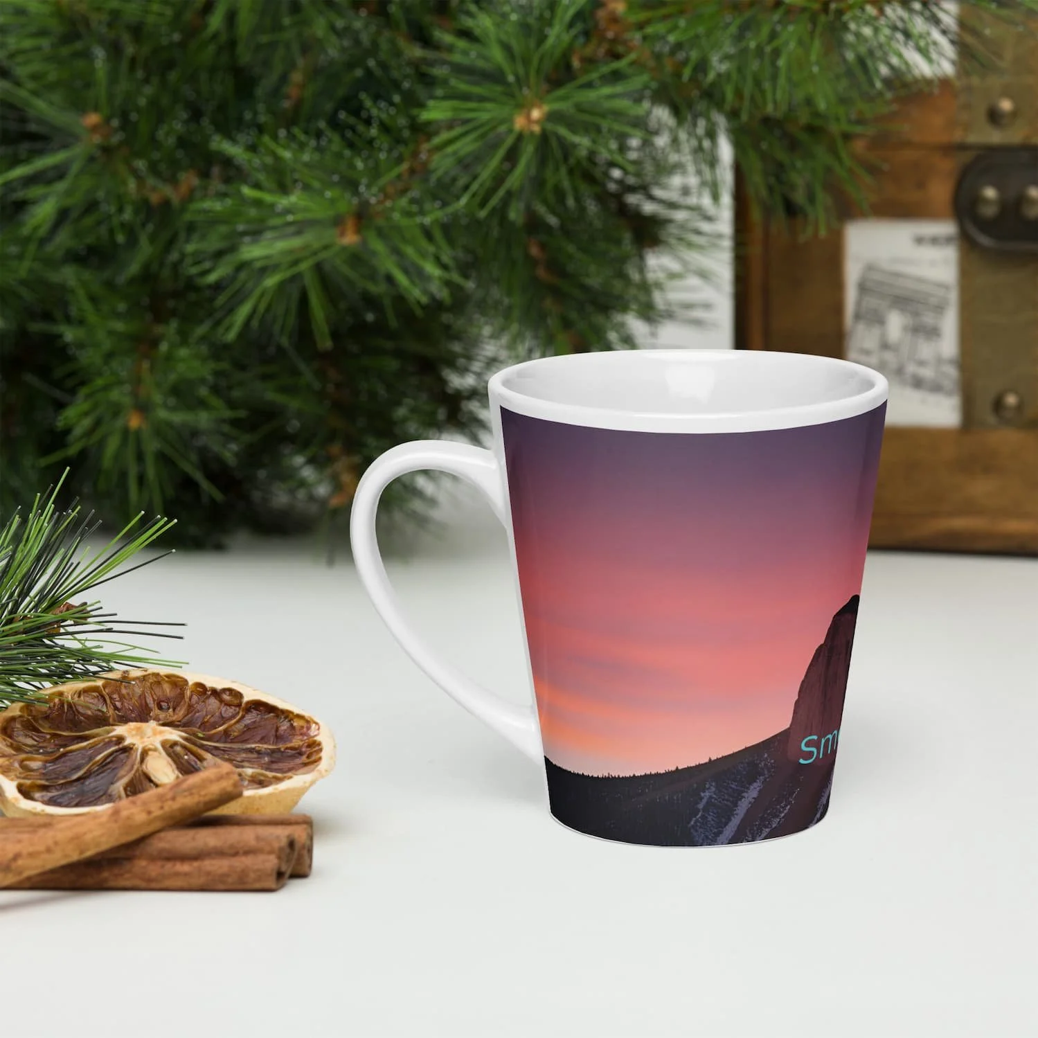 Smoky Mountains 12oz Coffee Mug – Scenic View Ceramic Cup