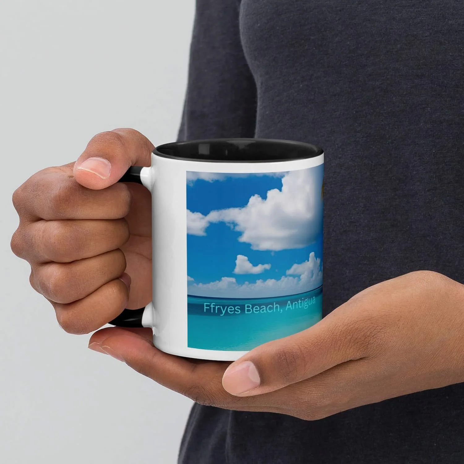 Ocean View Coffee Mug – 11oz White Ceramic Gift for Mom