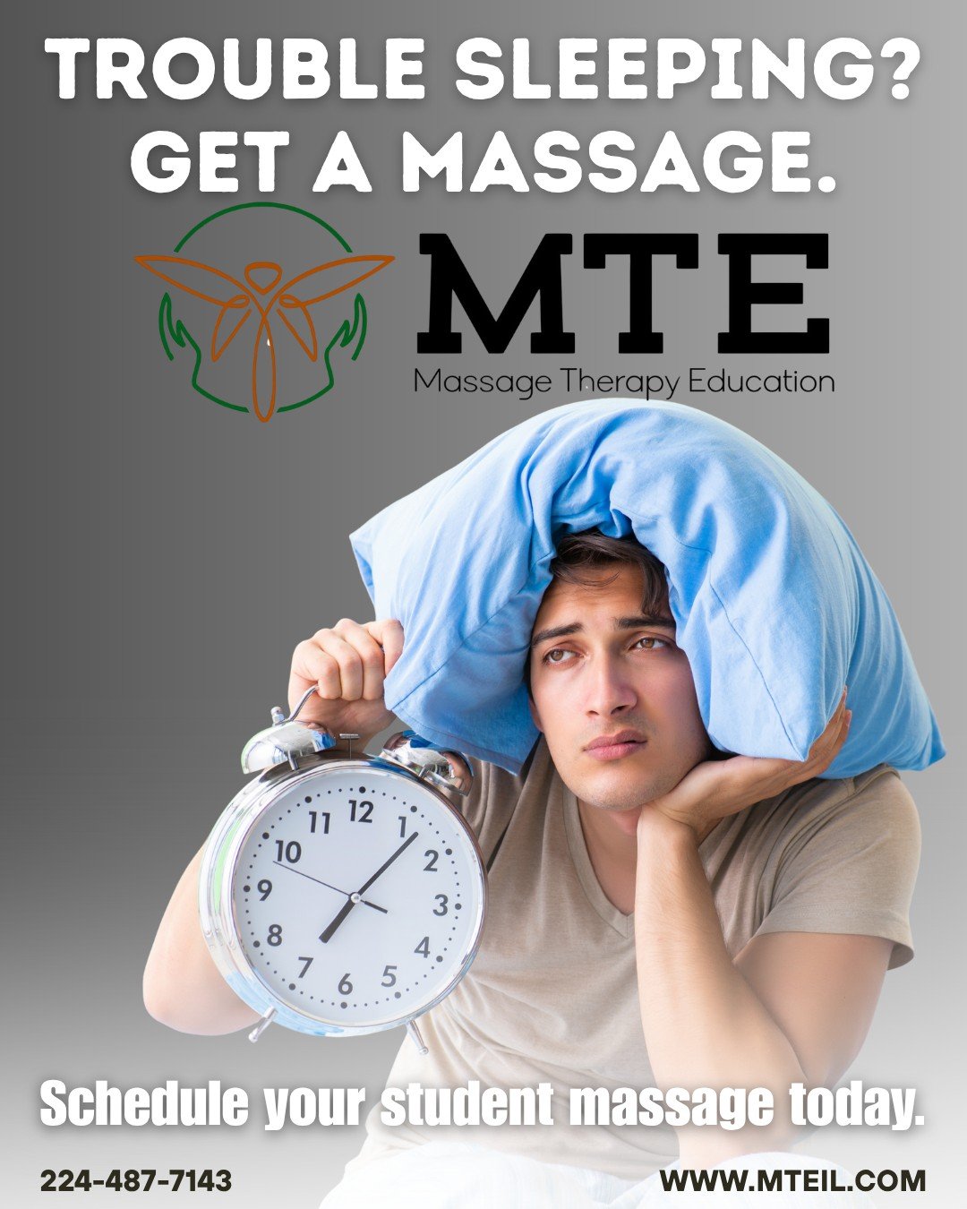 No time for a nap? 😴 A massage might be the next best thing. Relax deeper, reset your mind, and wake up refreshed &mdash; body and soul.

Book a student massage with us!

📞 224-487-7143
🌐 www.mteil.com

#MassageEducation #SelfCare #MTE