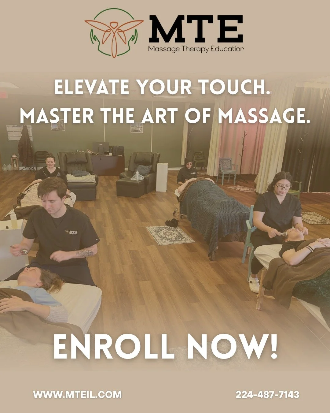 Some careers fill your time.

This one fills your spirit.

Massage therapy allows you to:
💛 Make a difference
💛 Build meaningful connections
💛 Support wellness in your community
💛 Create a flexible, fulfilling career

If you feel called to help o