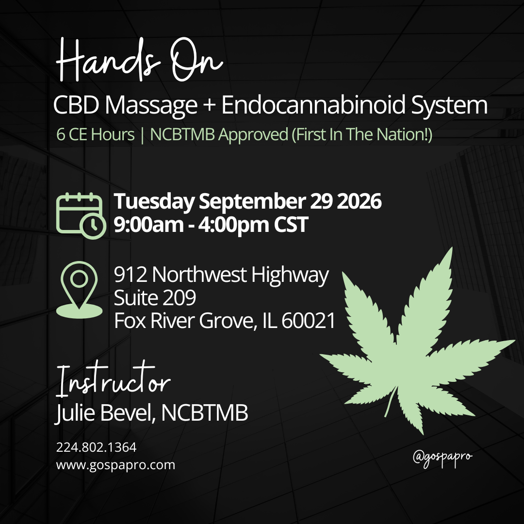 Hands On: CBD Massage + Endocannabinoid System