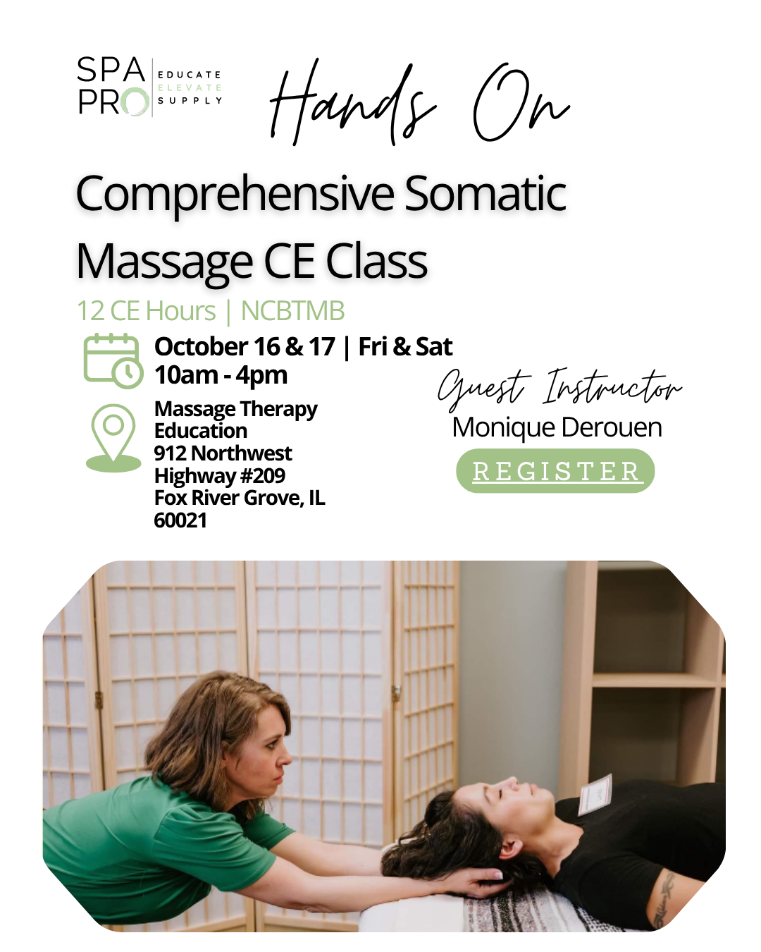 Comprehensive Somatic Massage CE Class