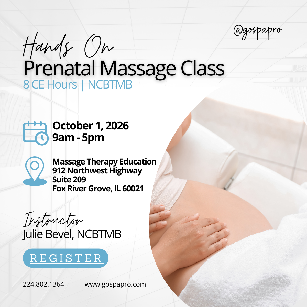 Hands On: Prenatal Massage Certification