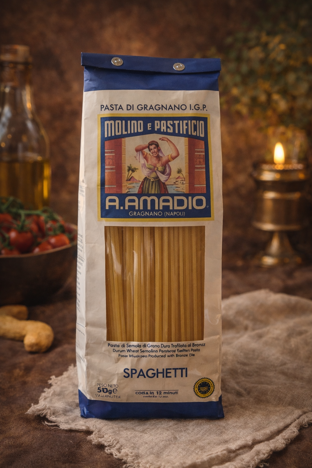 SPAGHETTI DI GRAGNANO I.G.P. — A. AMADIO