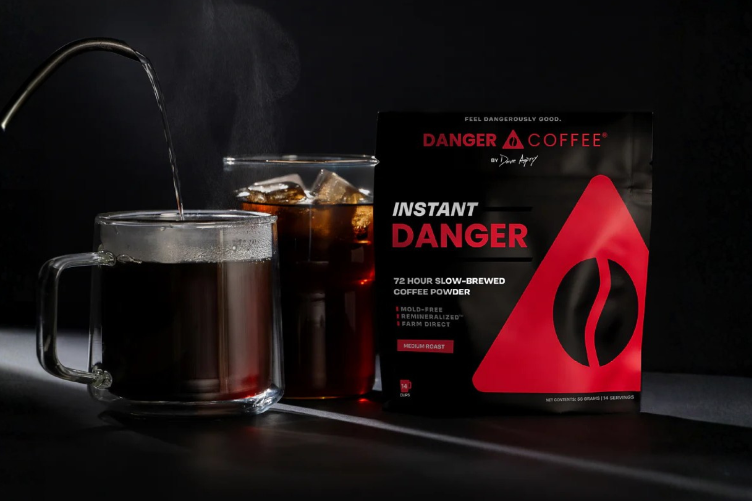 Danger Coffee (Organic, Mold-free, Mineral-Rich) - Code: GABRIELLELC for 10% off