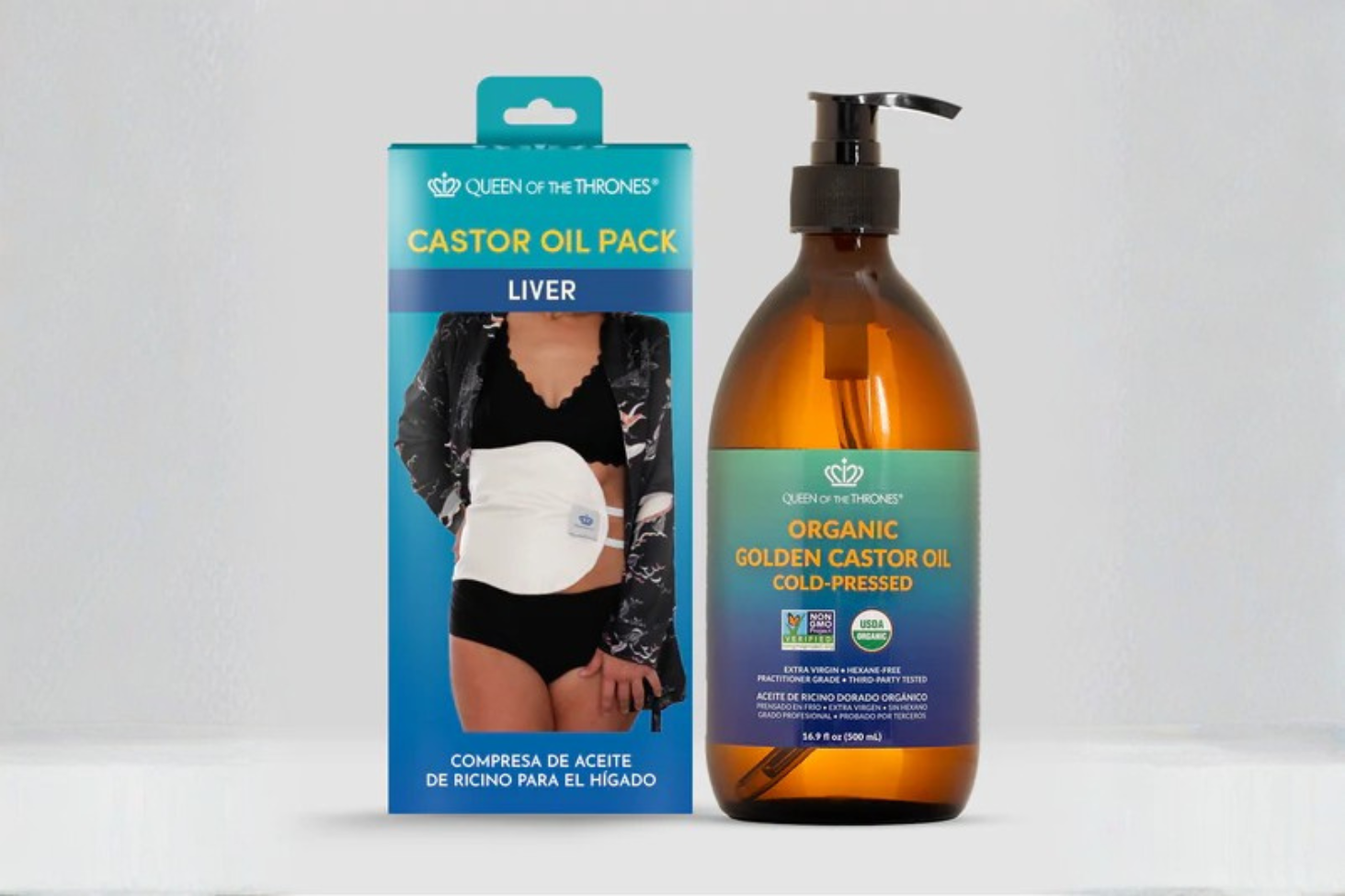 Castor Oil Pack Liver Kit - Code: GABRIELLEL for 10% off