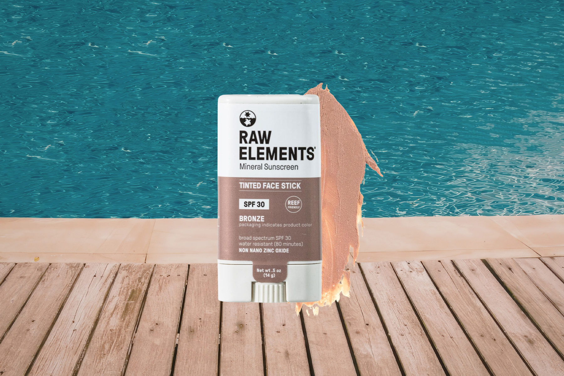 Raw Elements Tinted Mineral Sunscreen Stick