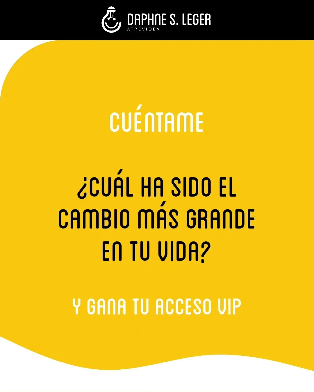 ✨ FUTURE PROOF PASO1 ✨
&iquest;Qu&eacute; hacer con la primera reacci&oacute;n al cambio?

📅 22 de octubre &middot; 11 am CDMX
🎥 Evento en l&iacute;nea &middot; &Uacute;NICO &middot; Cupo limitado

Estar&eacute; revelando c&oacute;mo transformar la