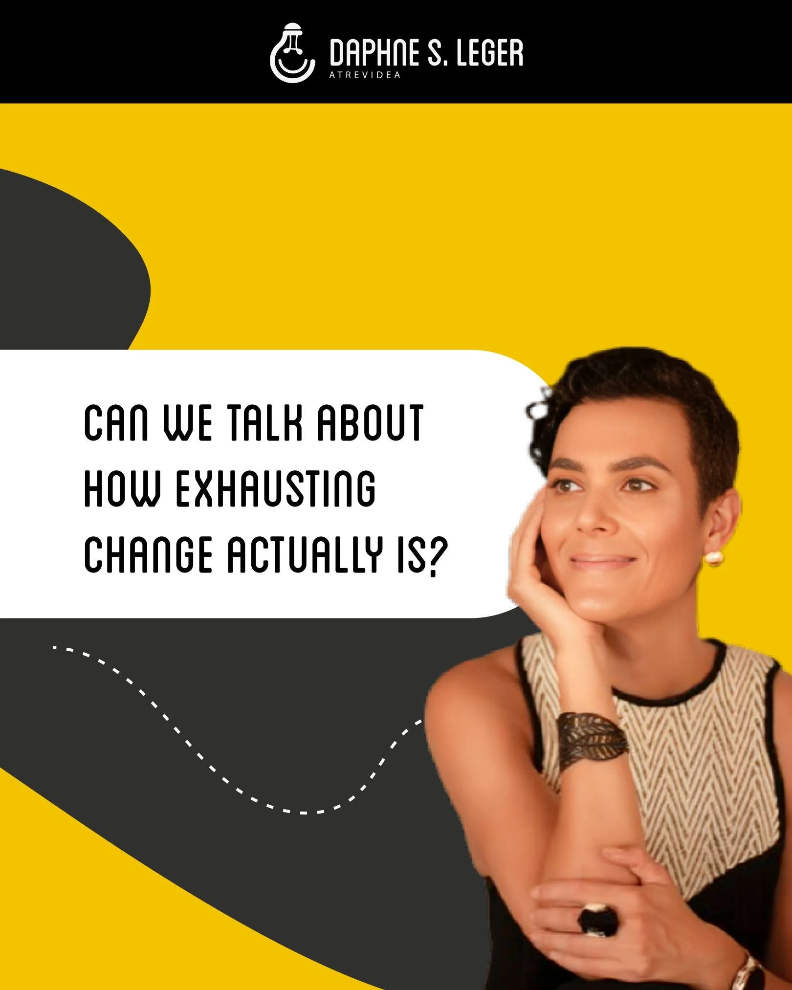 Can we talk about something nobody mentions?👀

How exhausting change actually is. Not just the logistics. The actual toll it takes on your body, your mind, your energy.

It's just what happens when you're actually changing something real.

Your brai