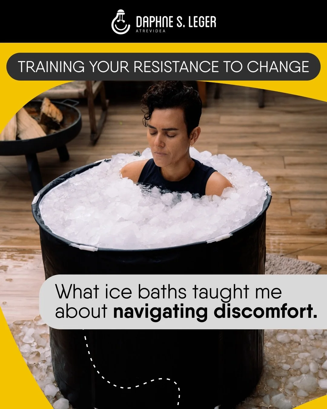 I&rsquo;m the person who&rsquo;s always cold. ❄️
Cold hands. Cold feet. Extra blankets, always.

So yeah&hellip; it&rsquo;s funny that I do ice baths now.

Not because I love suffering.
I don&rsquo;t. 😂
But because they&rsquo;ve taught me so much ab