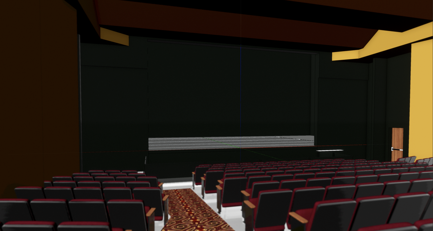 Vectorworks Model of the Macklanburg Playhouse at Stephens College