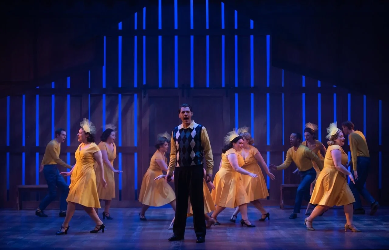 White Christmas Scenic Design by Brandon PT Davis