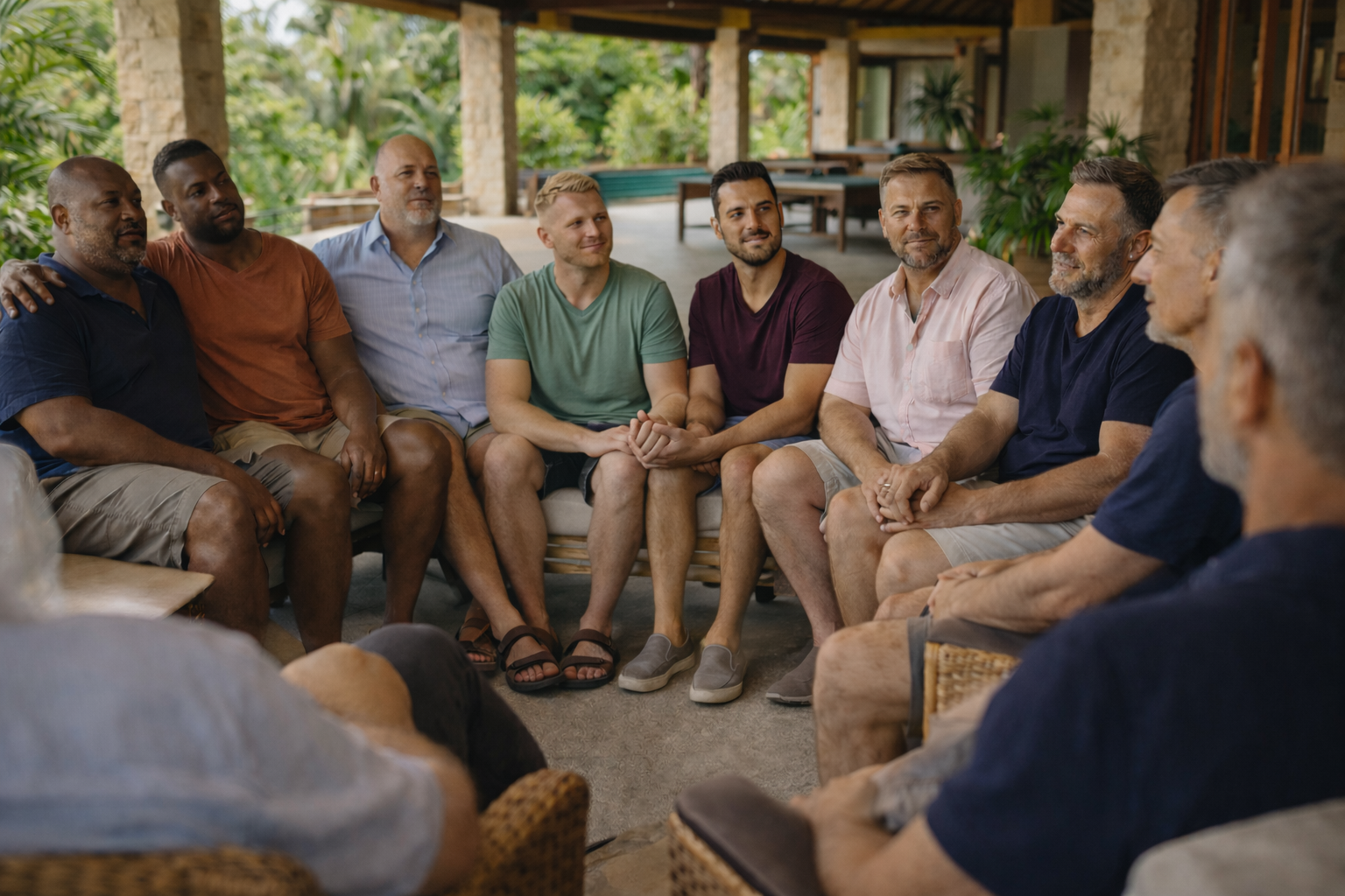 Community and connection for gay men through group tours.