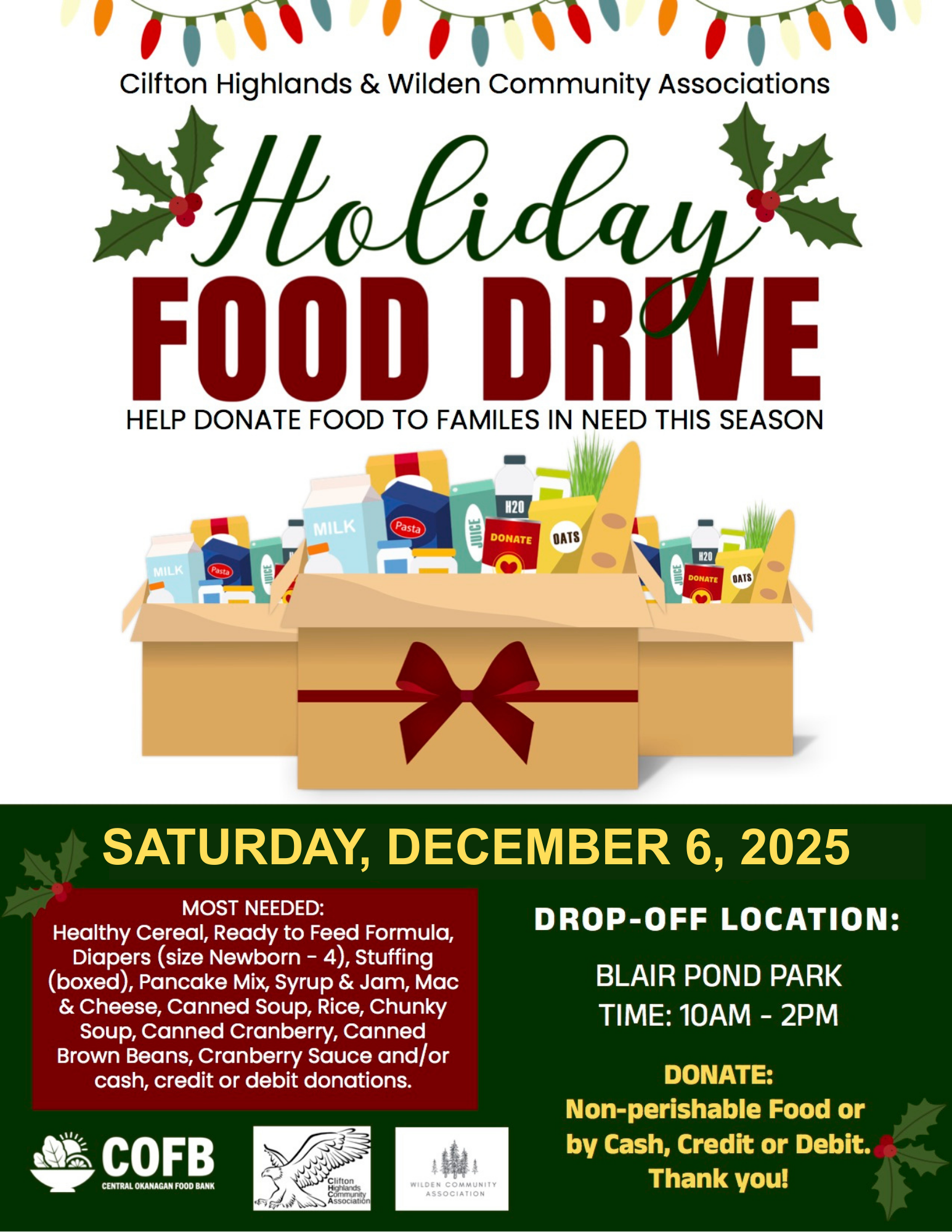 Christmas Food Drive