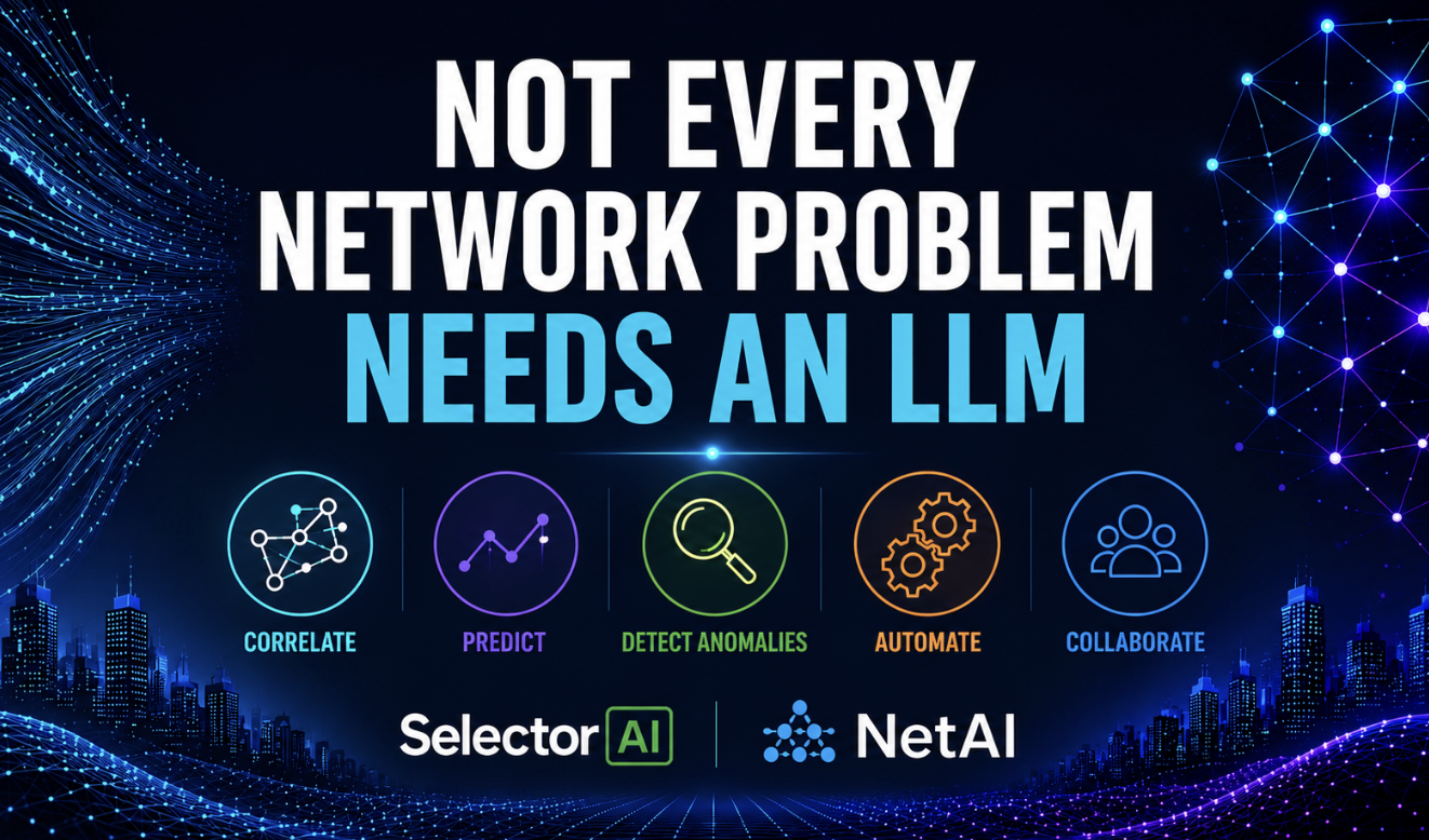 Not Every Network Problem Needs an LLM