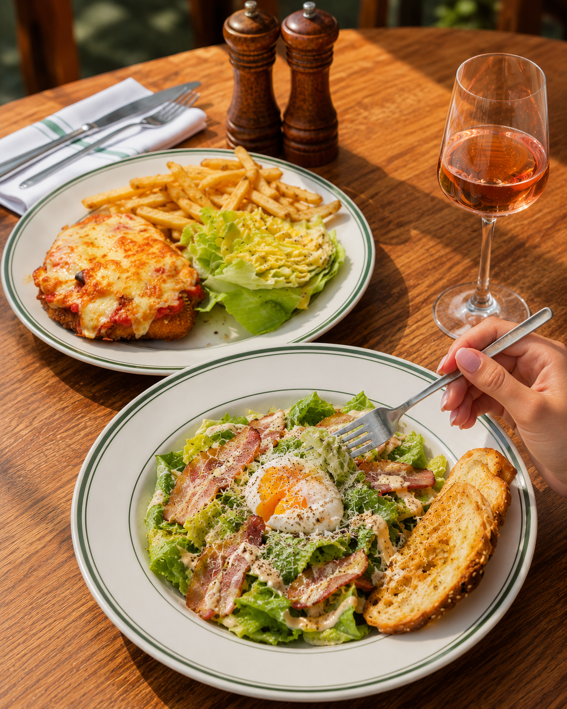 Photo of Chicken Parmigana and Caeser Salad