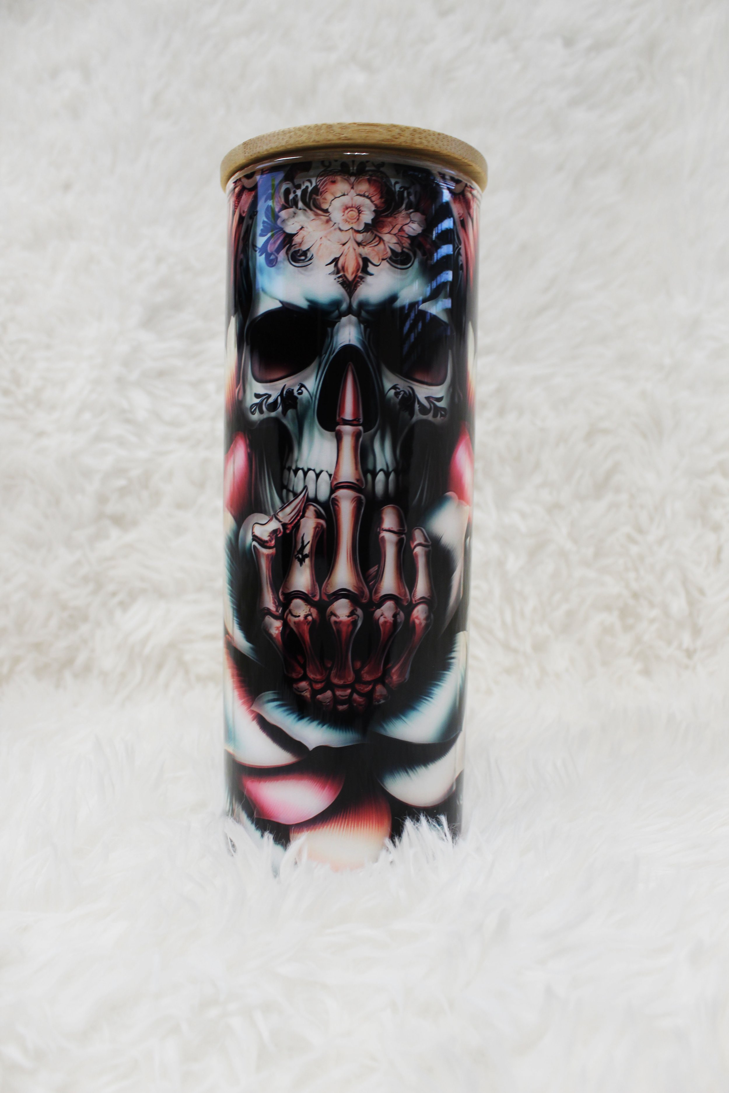 F*ck Love Skeleton Tumbler