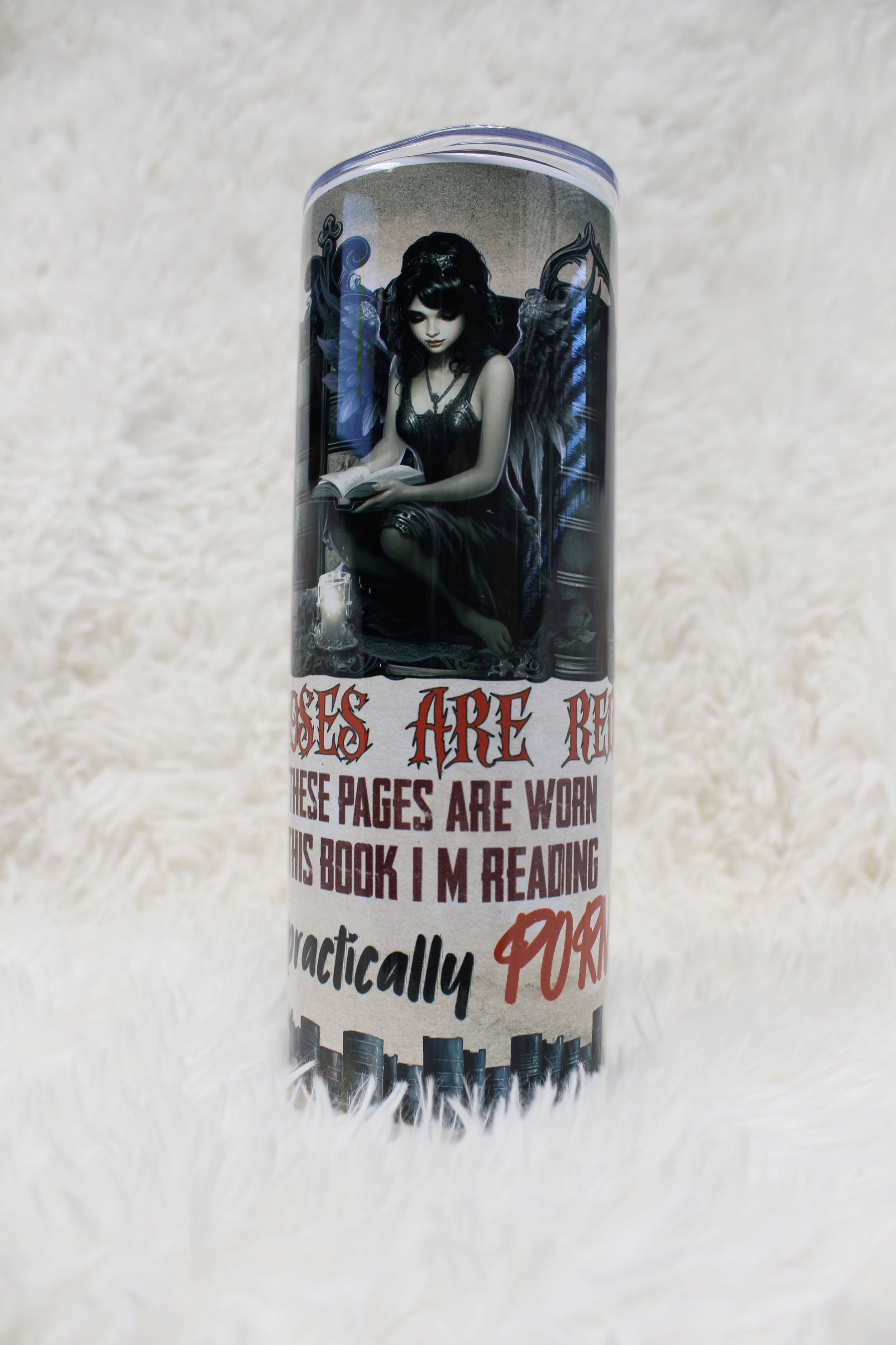 Gothic Book Smut Tumbler