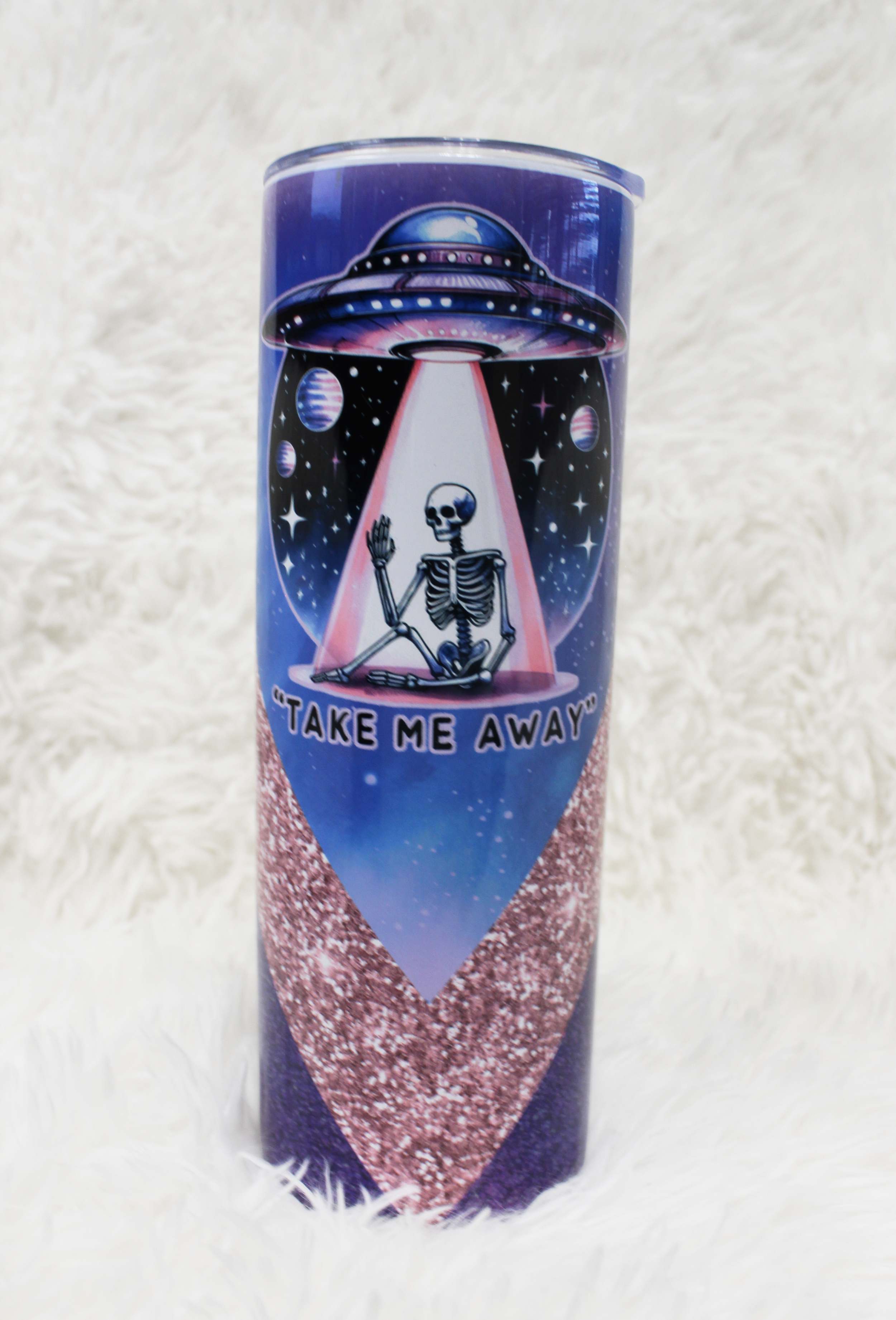 UFO Skeleton Tumbler
