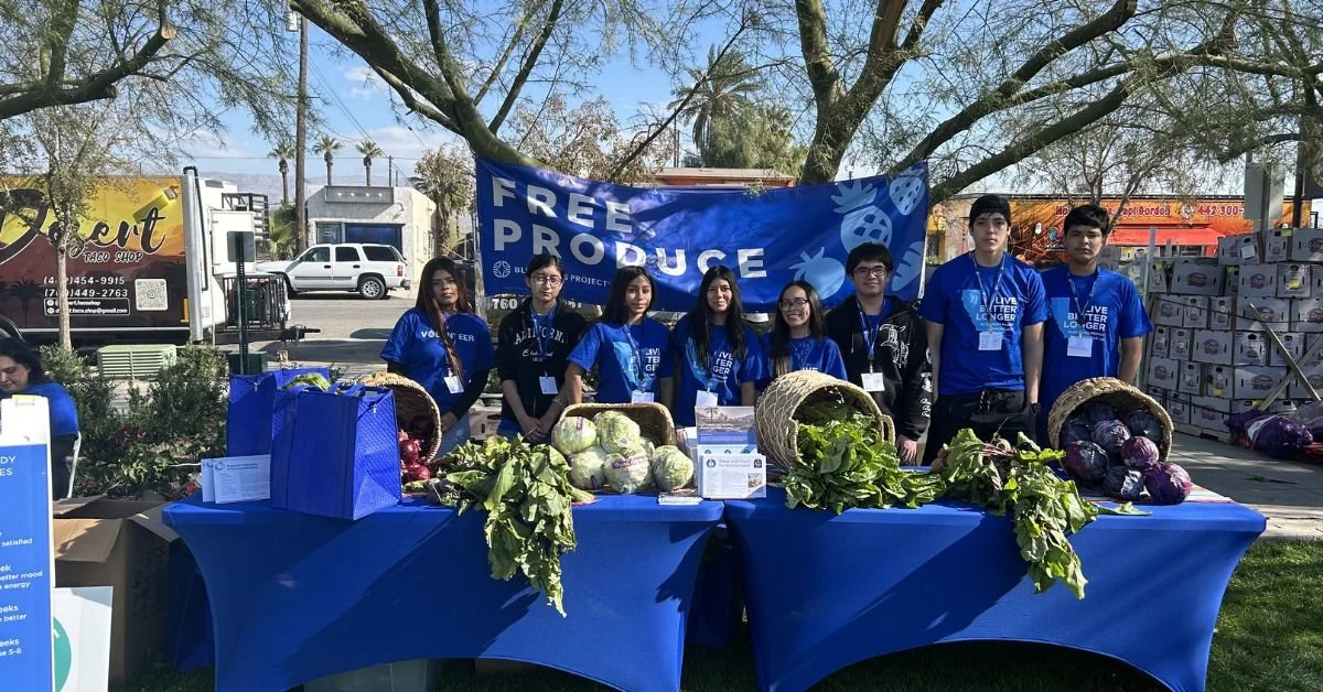 Hidden Harvest Joins community partner, bluezones at Fiesta Azul to Serve the Community