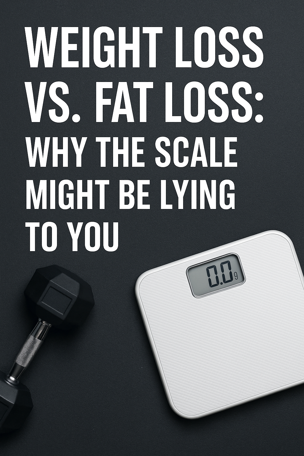 Weight Loss vs. Fat Loss: The difference, the issues, and the solution.