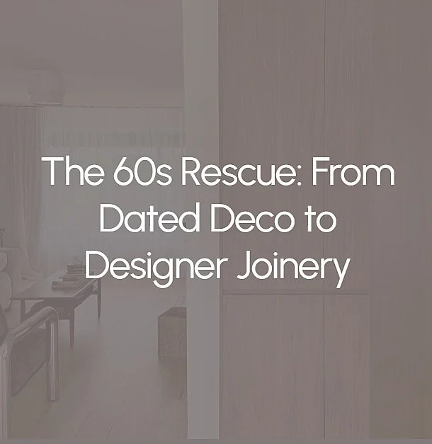 Read about how we rescued this 60s kitchen from dated deco to designer joinery ⤵️

🔗 Link in comments and bio.