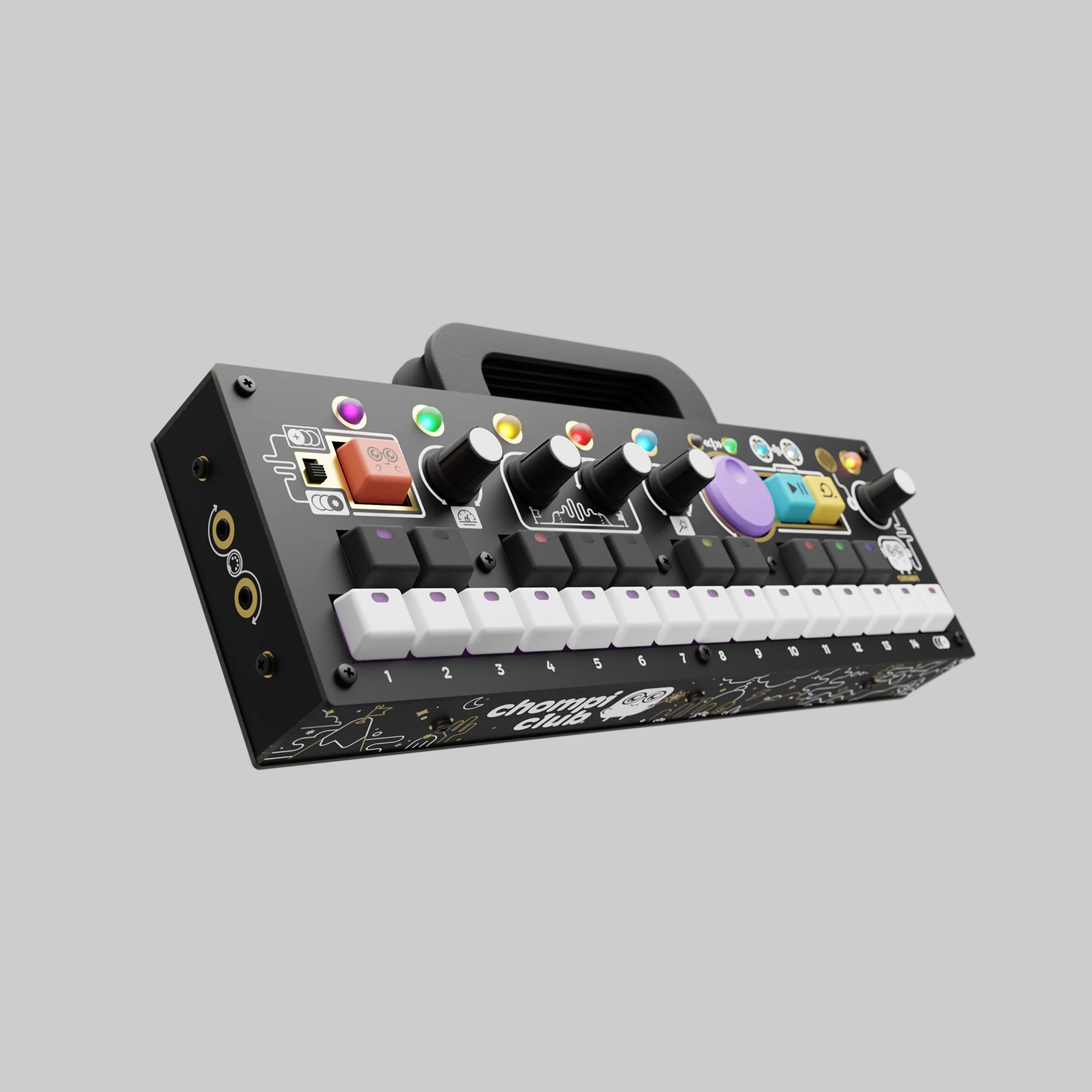 CHOMPI Sampler with Marhsmallow Keycaps