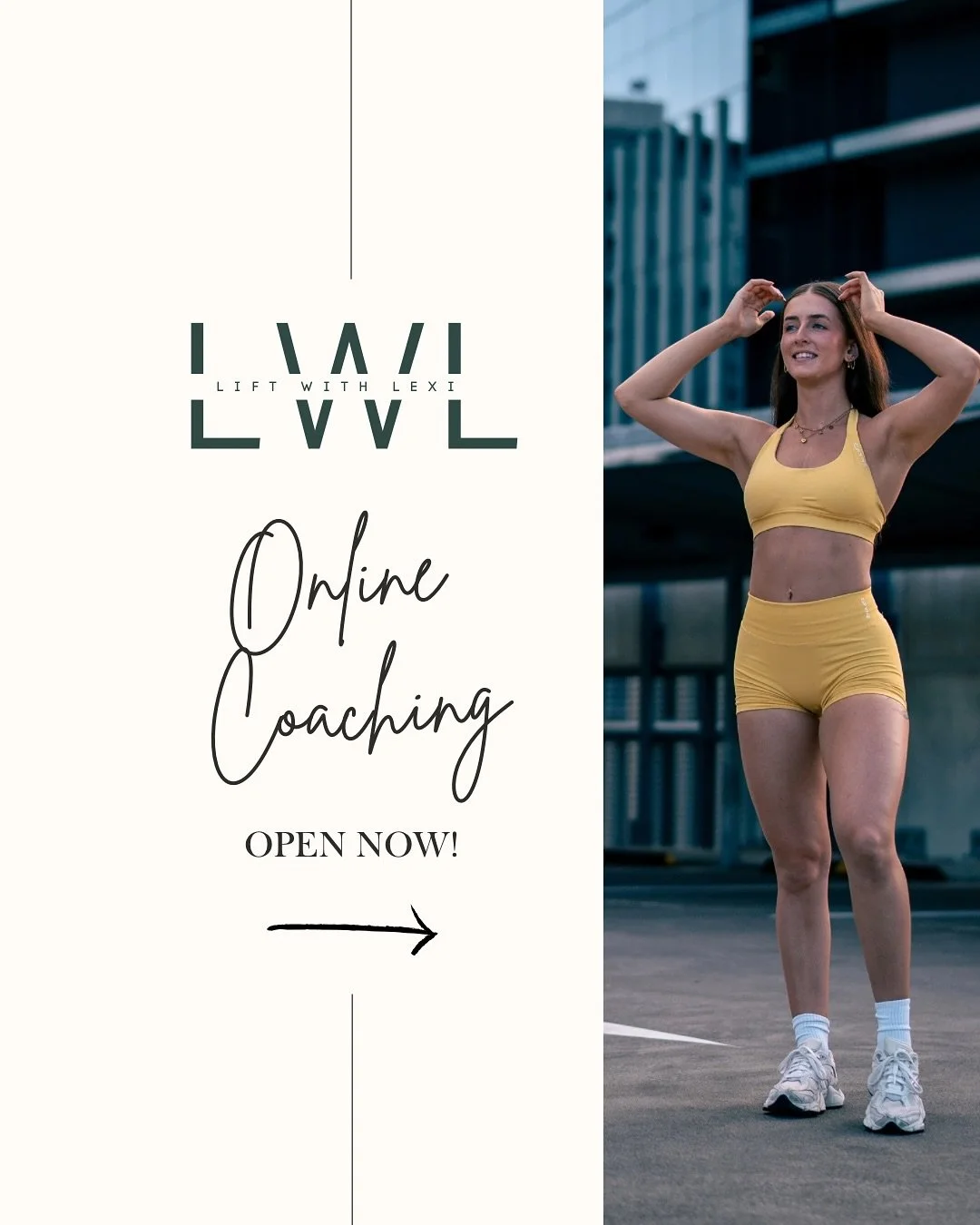 Lift With Lexi is now live! 🤍

She&rsquo;s been a long time coming with me trying to constantly perfect everything ✨

From the website and choosing the right training platform I&rsquo;m so excited for this journey ahead! 

I&rsquo;ve been wanting to