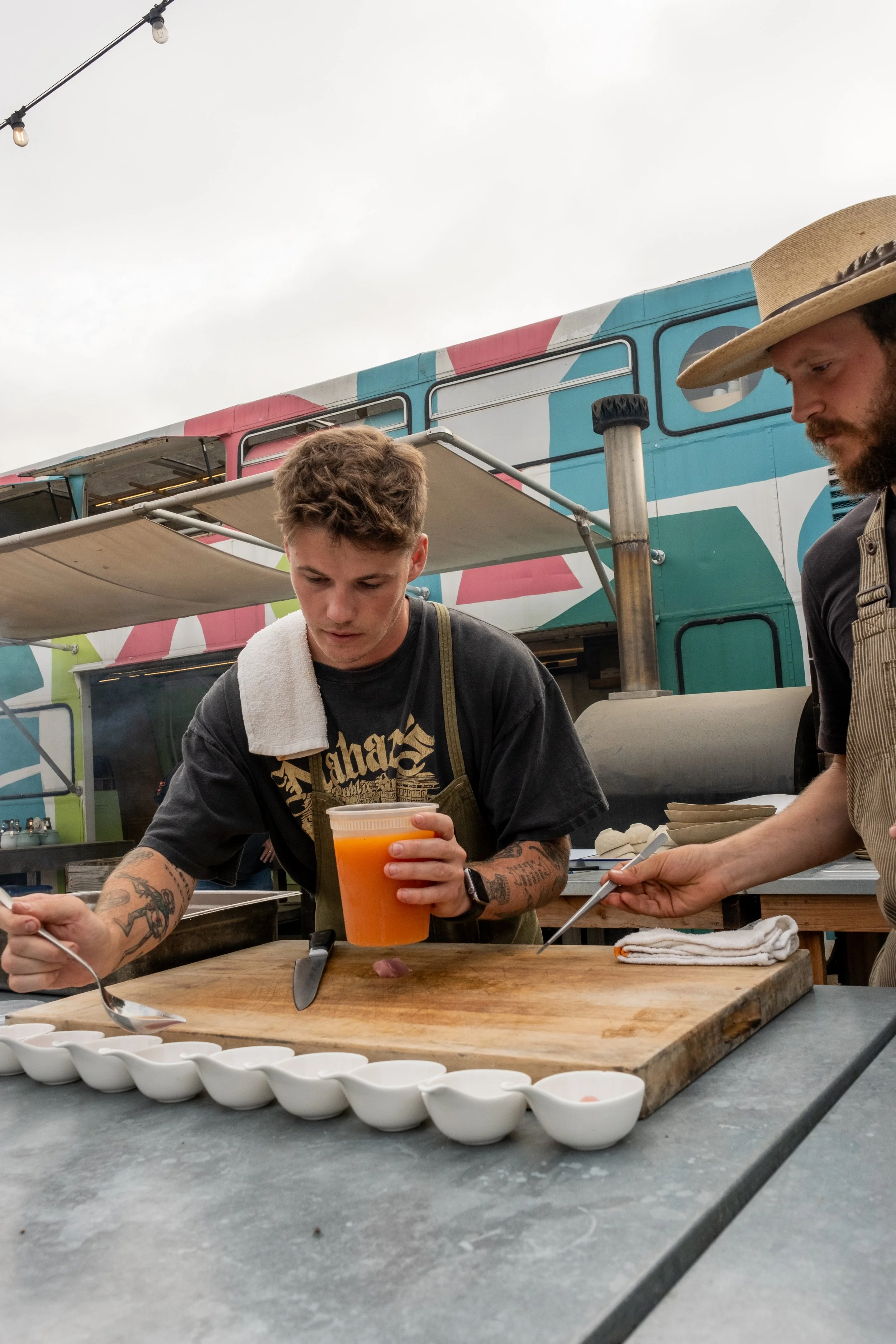 Encinitas chef Aidan Owens featured in San Diego Union-Tribune sharing seafood recipes for home cooks