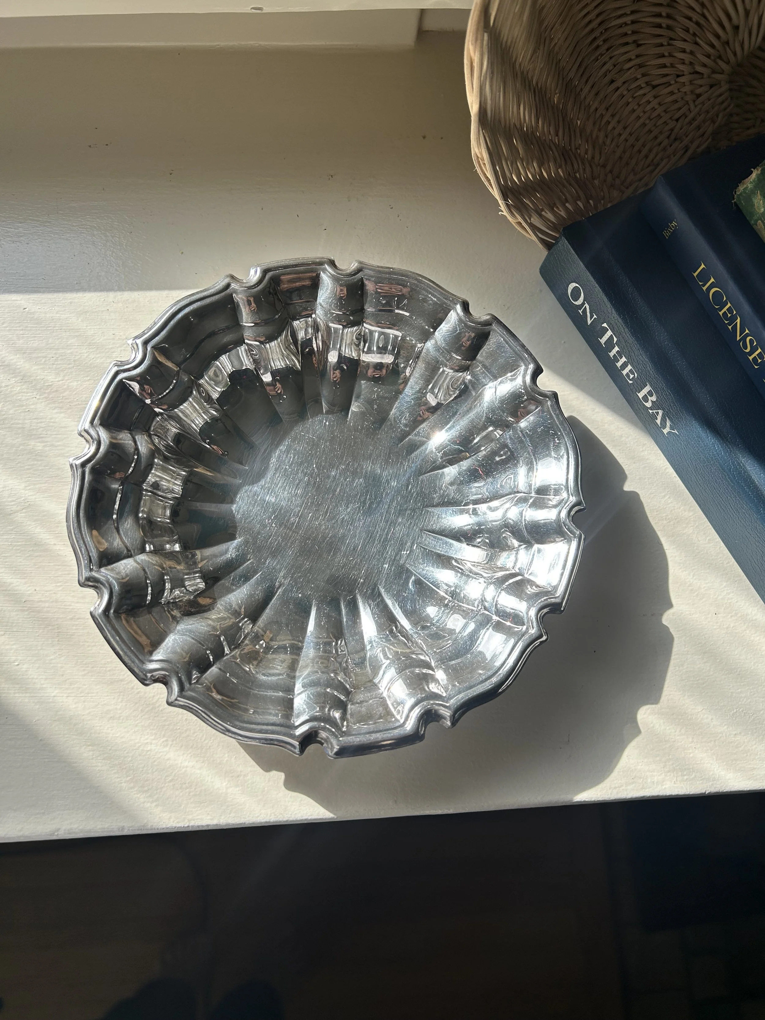 Vintage Towle Silver Plate Trinket Dish