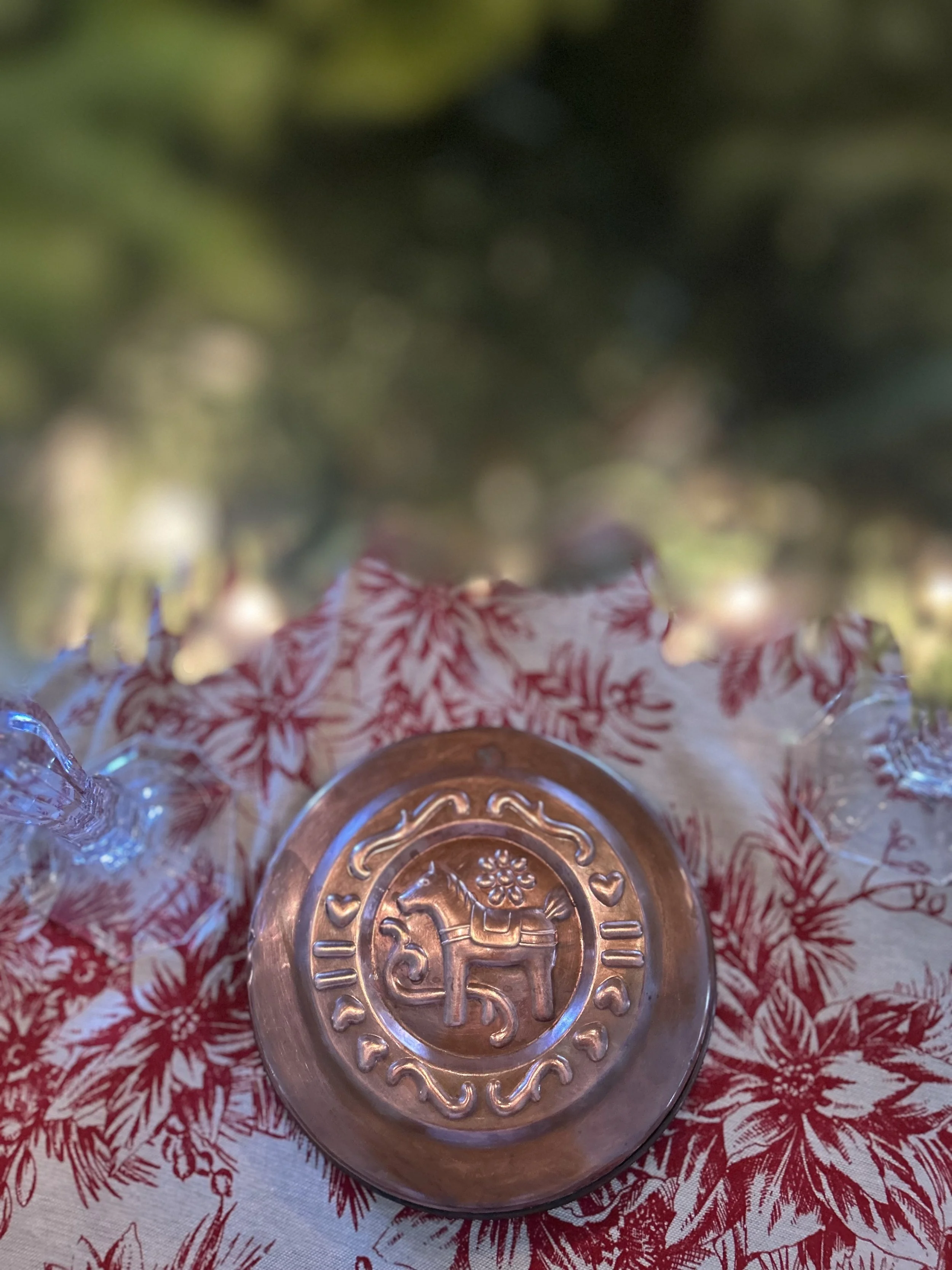 Vintage Swedish Dala Horse Copper Mold