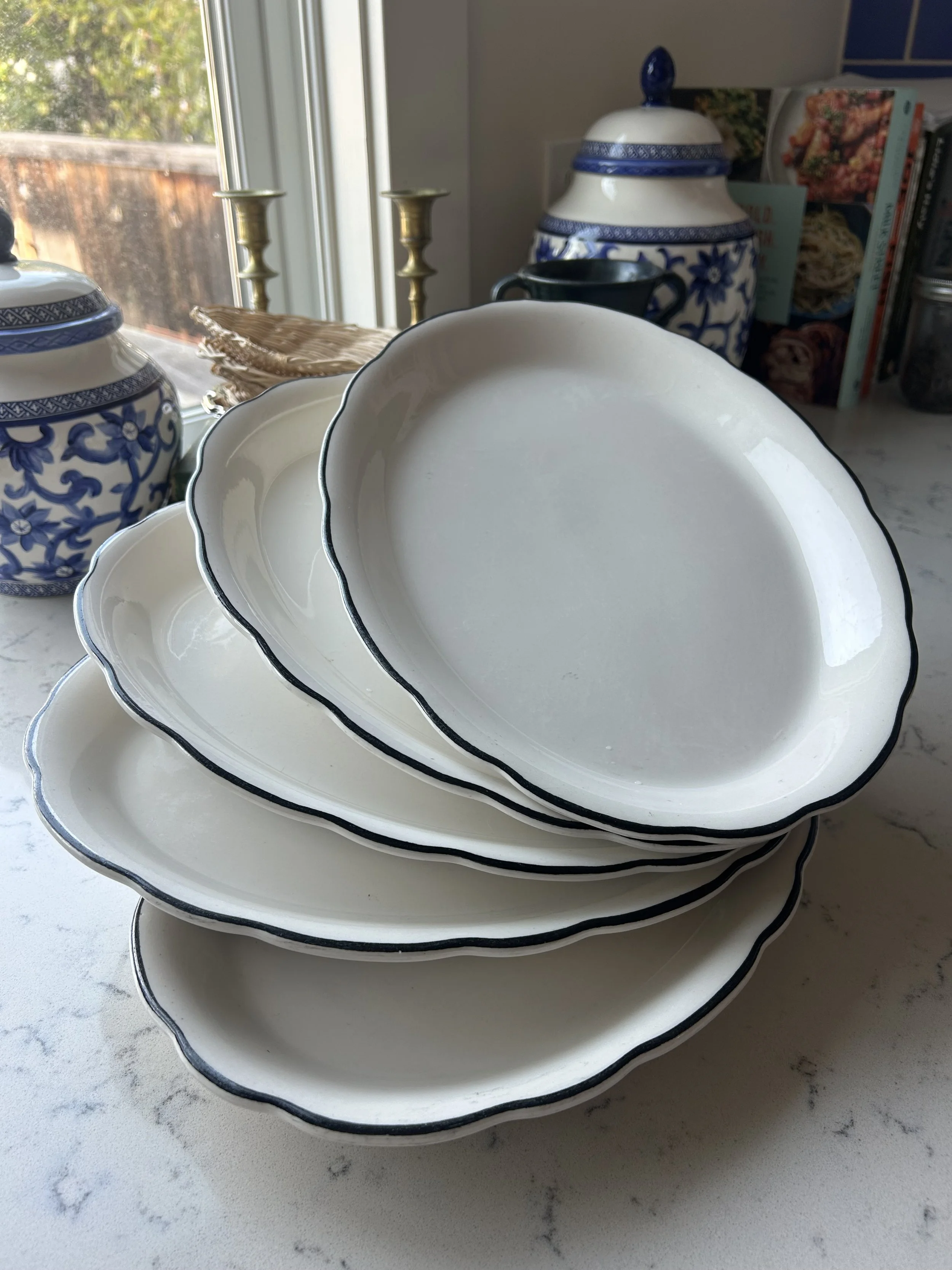 Vintage Buffalo China "Manhattan" Oval Platter