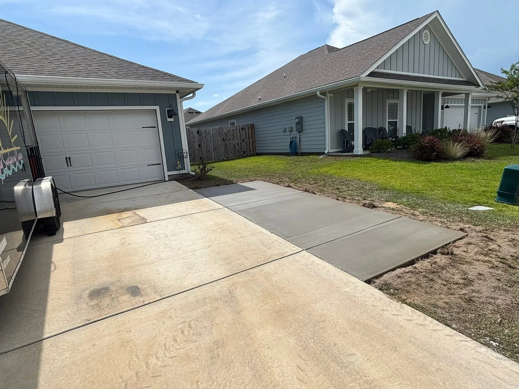 Finished concrete for residential owners.