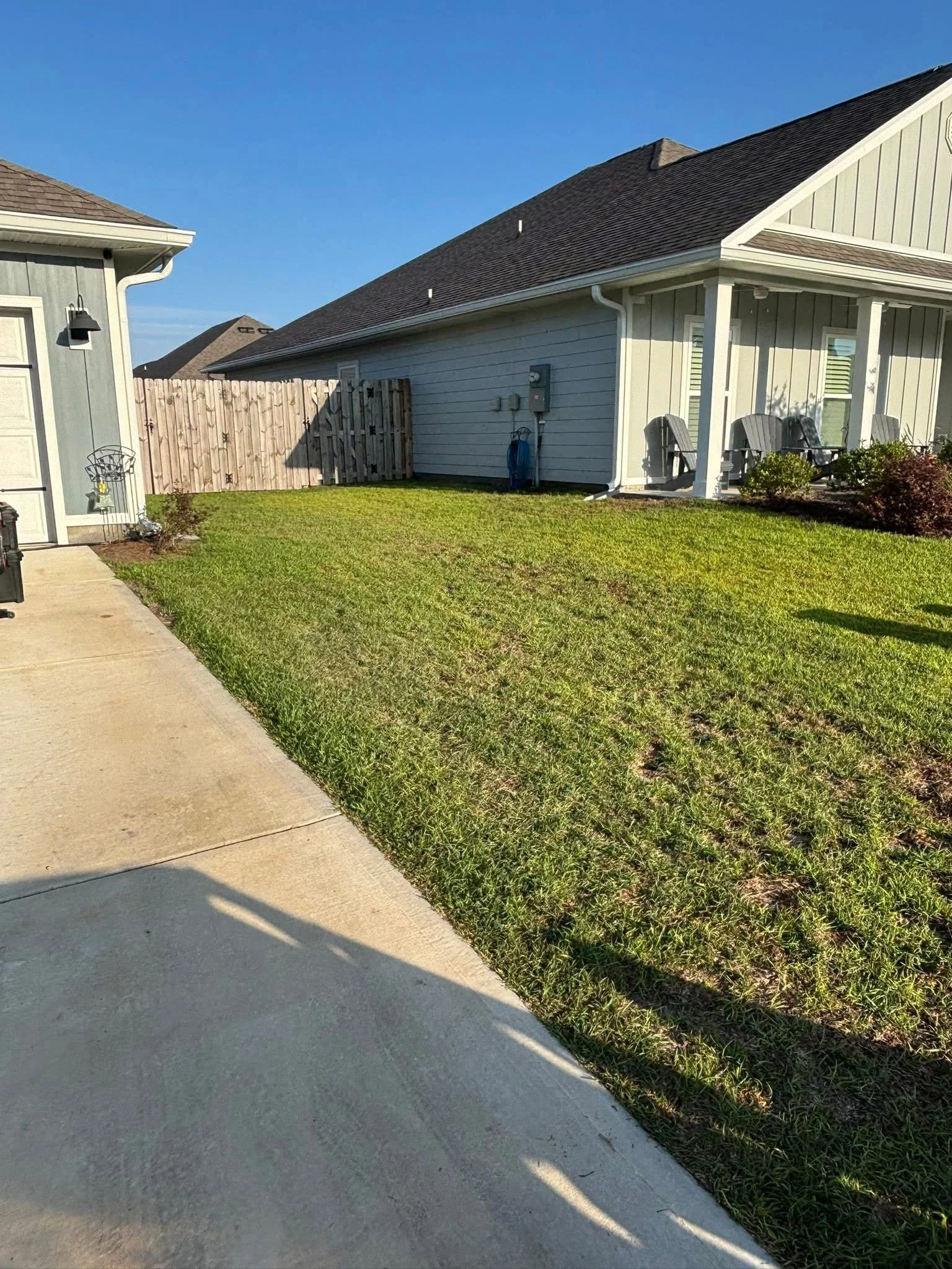 Before picture of adding new slab for residential owners.