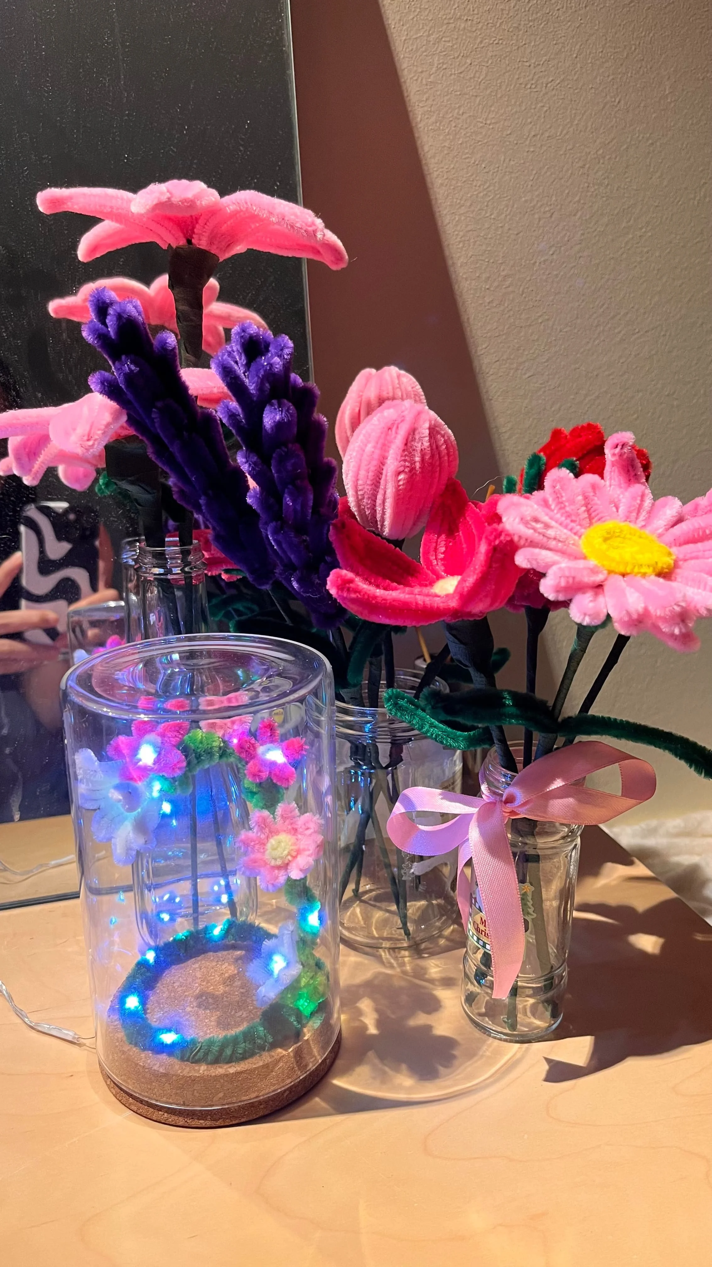 Fuzzy Wire Flower DIY by Bella Intania