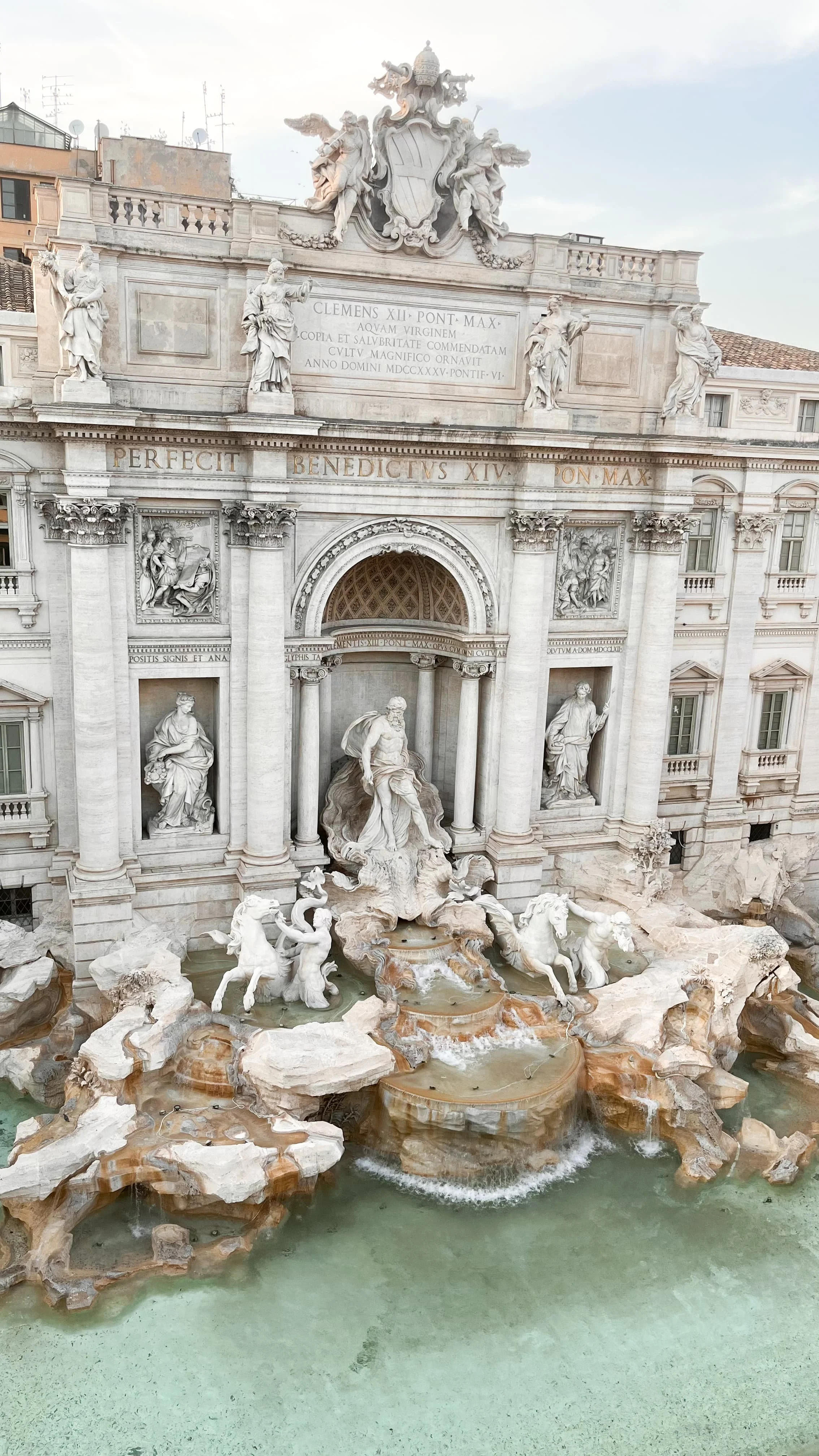 Trevi Fountain (Hotel Fontana Rooftop View)