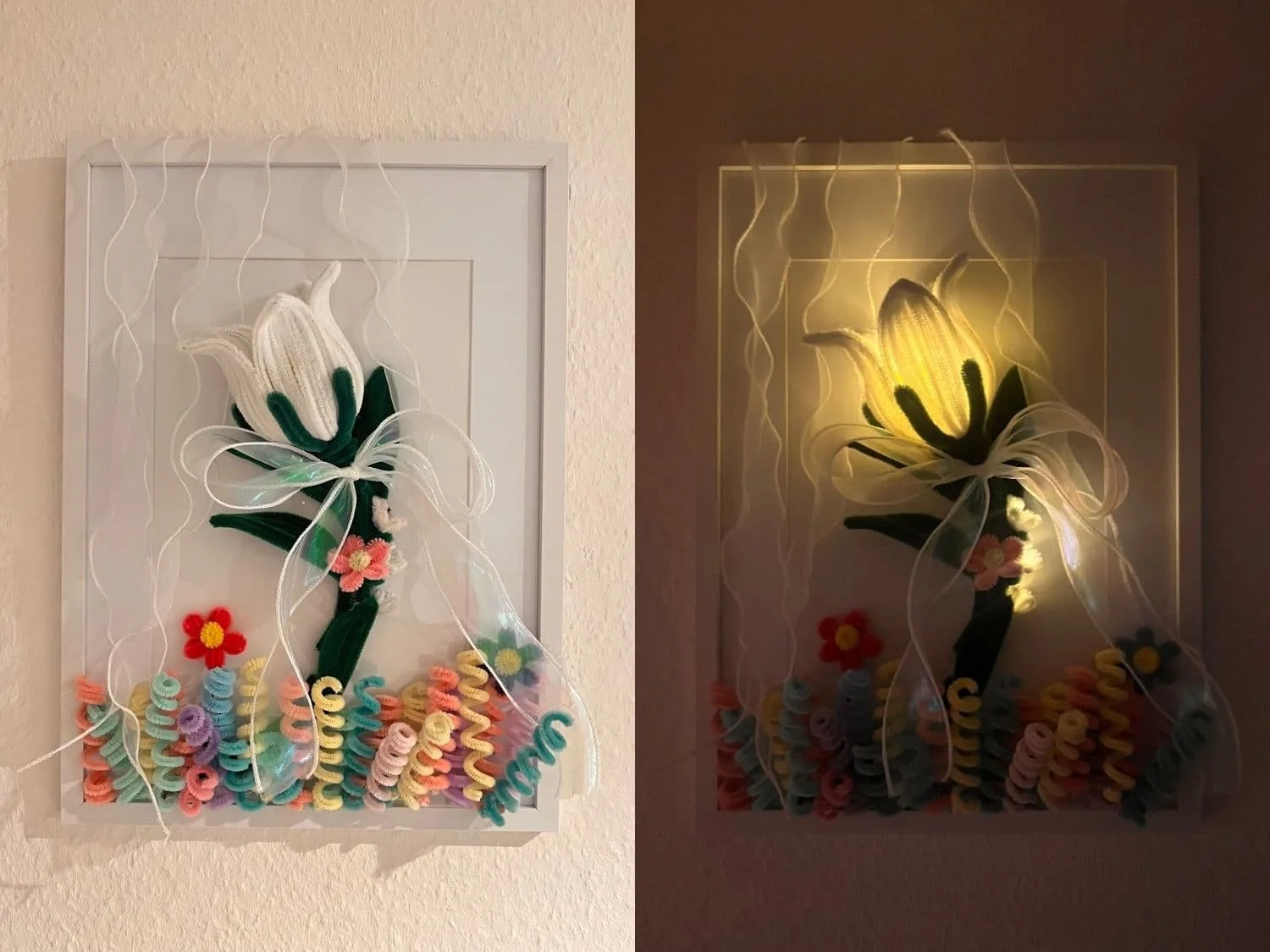 DIY Fuzzy Wire Flower