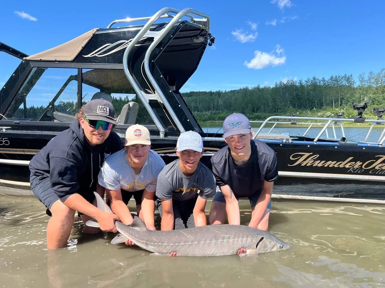 group sturgeon fishing trip