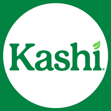 Kashi logo with green background and white circle